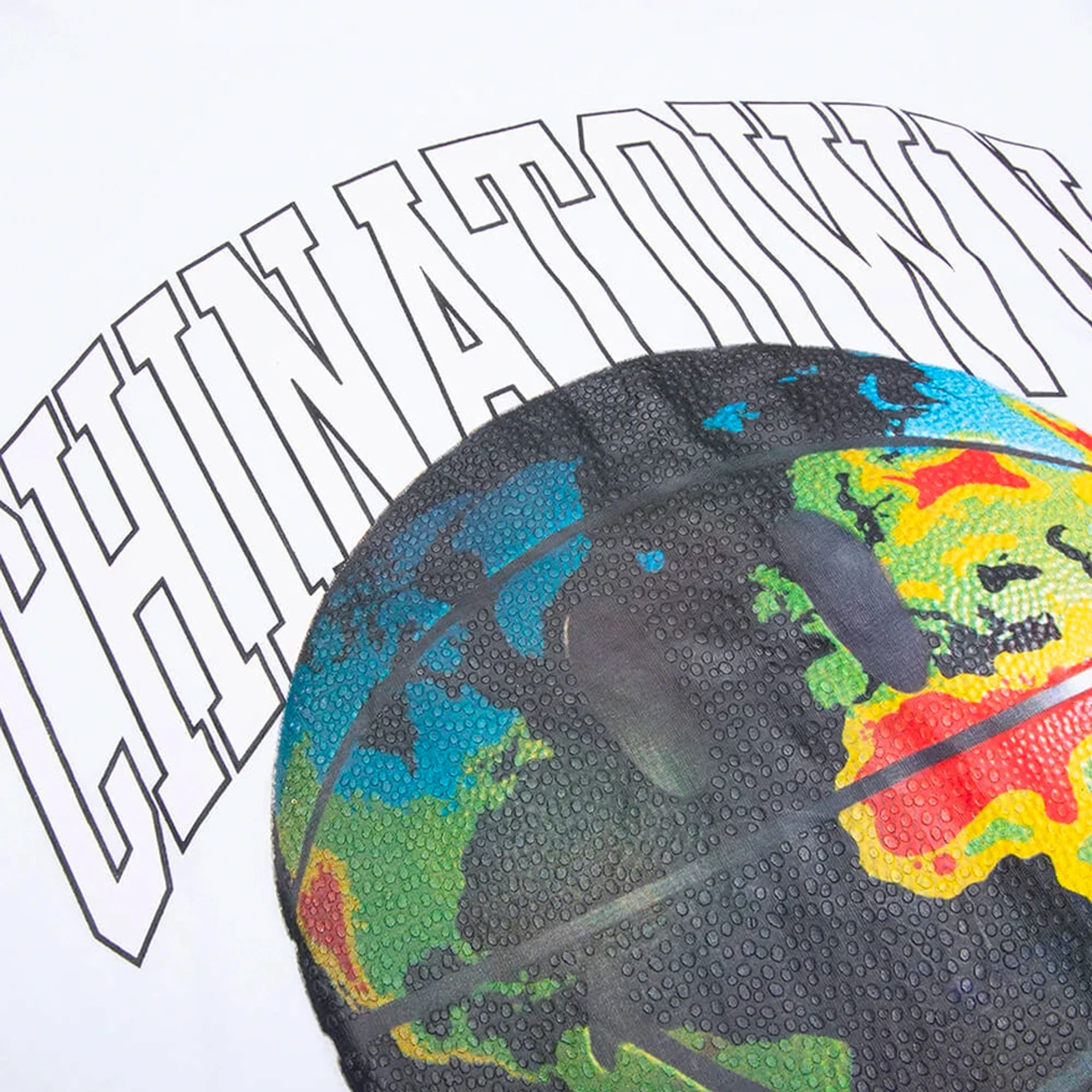 Chinatown Market Smiley Global Citizen Bball Tee 'White' - Image 3