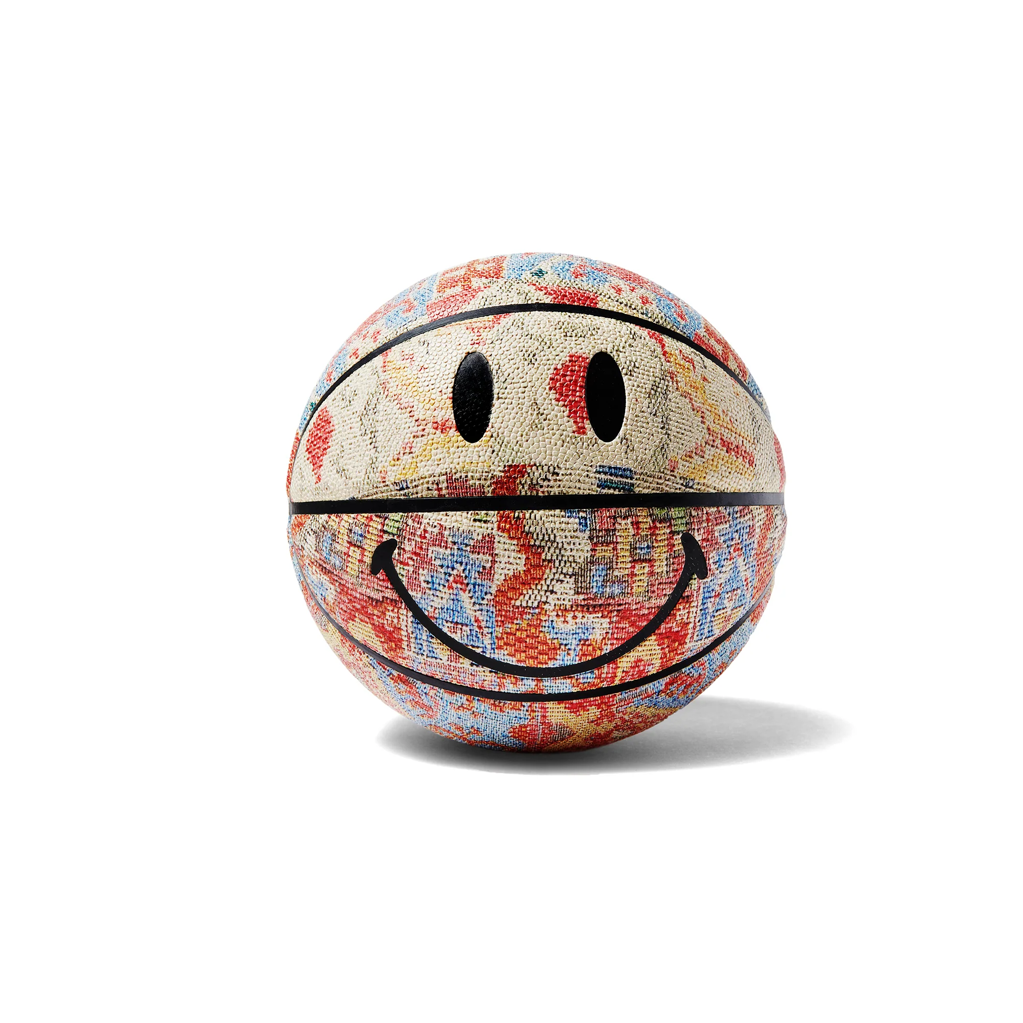 Chinatown Market Smiley Patchwork Rug Basketball 'Multi' - Image 2