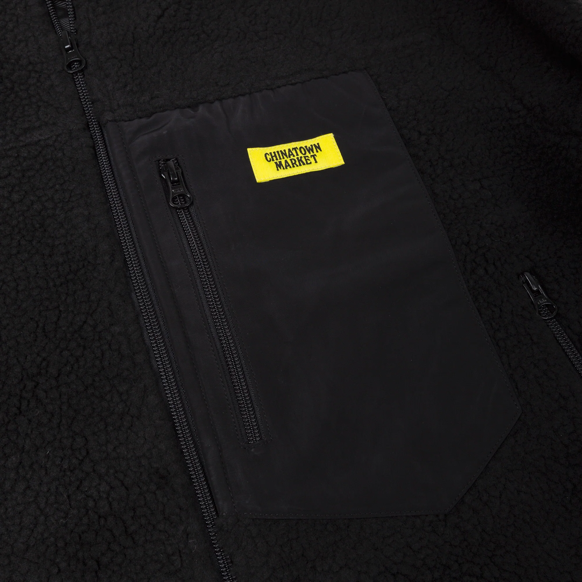 Chinatown Market Smiley Sherpa Jacket [CTMH-PFJK] - Image 3