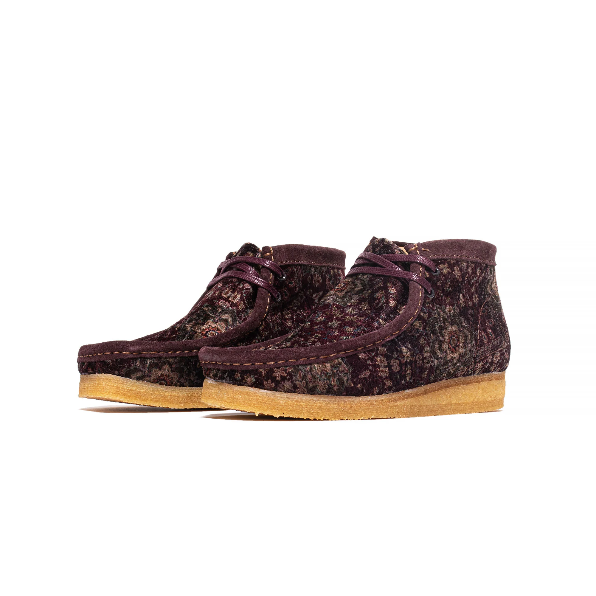 Clarks Men Wallabe Boot 'Burgunday' - Image 2