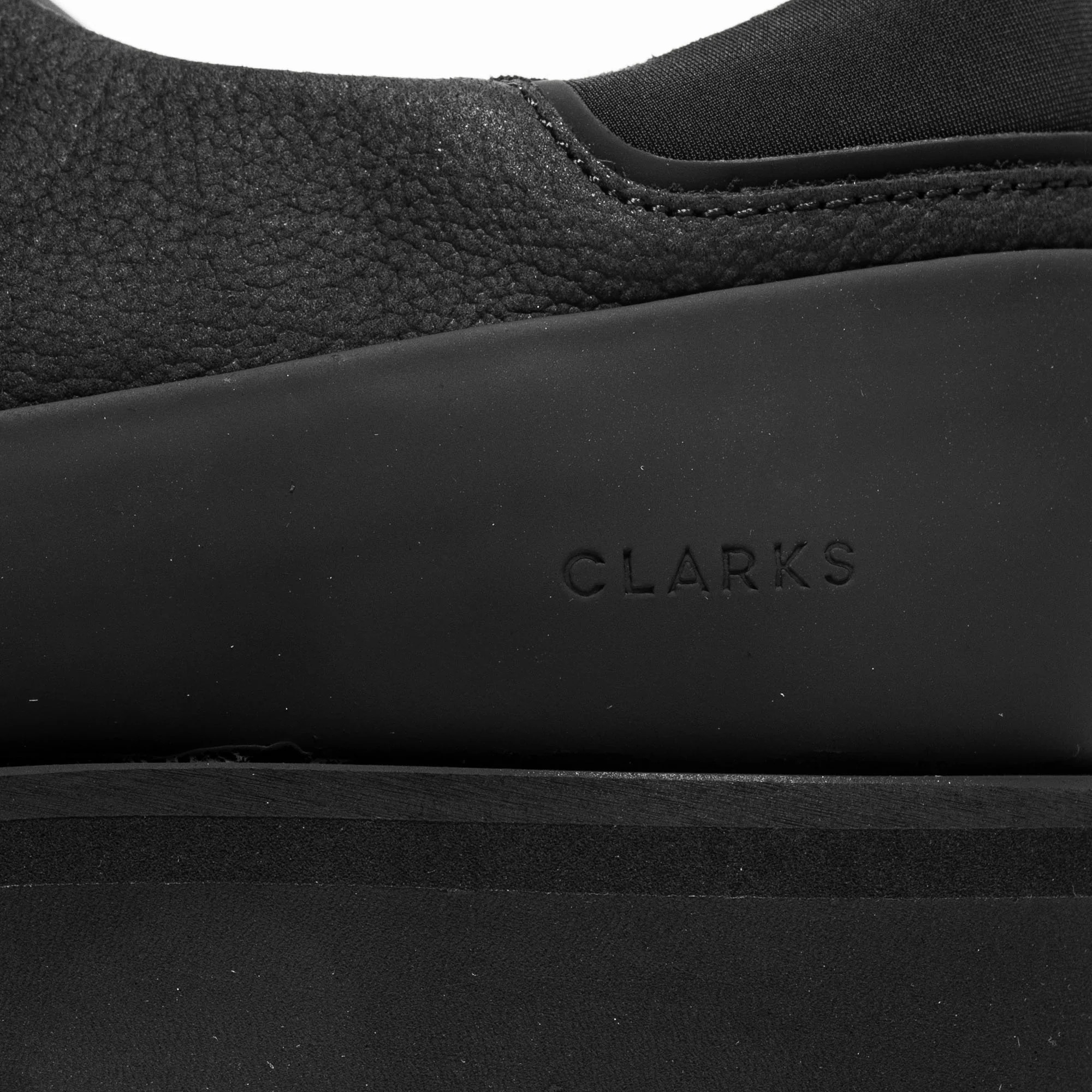 Clarks Men Wallabe Hiker Shoes 'Black' - Image 4