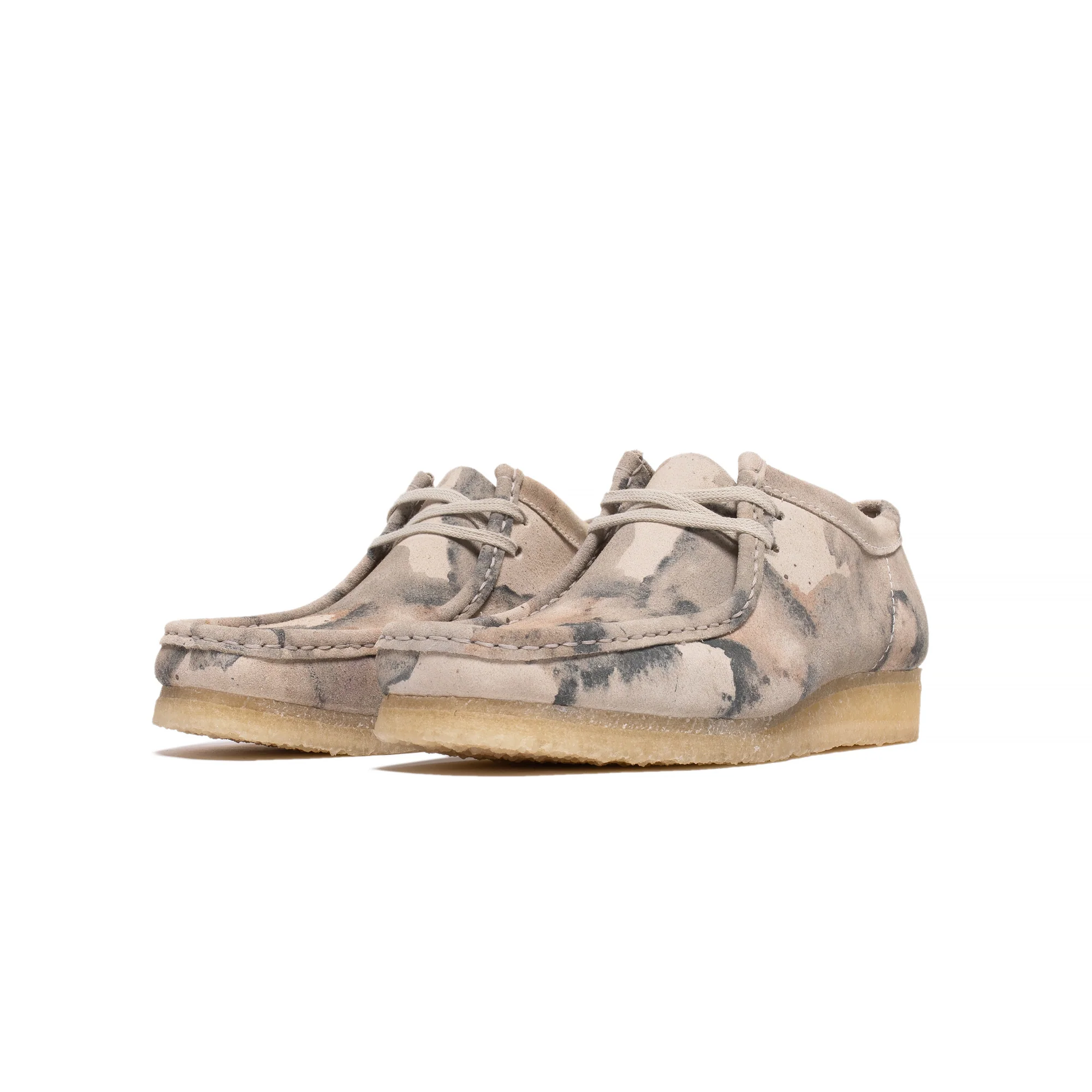 Clarks Mens Off White Camo Shoes - Image 2