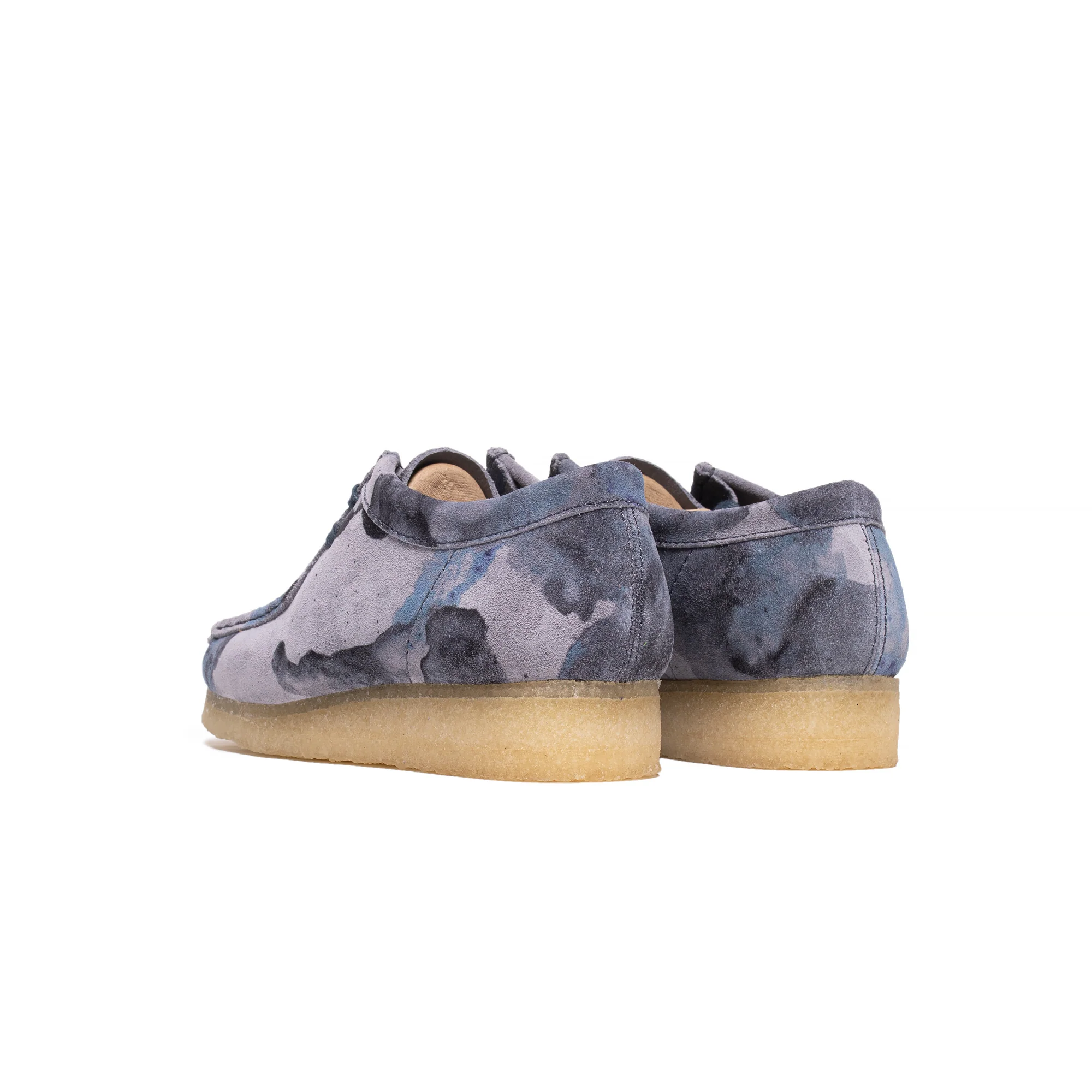 Clarks Mens Blue Camo Shoes - Image 3