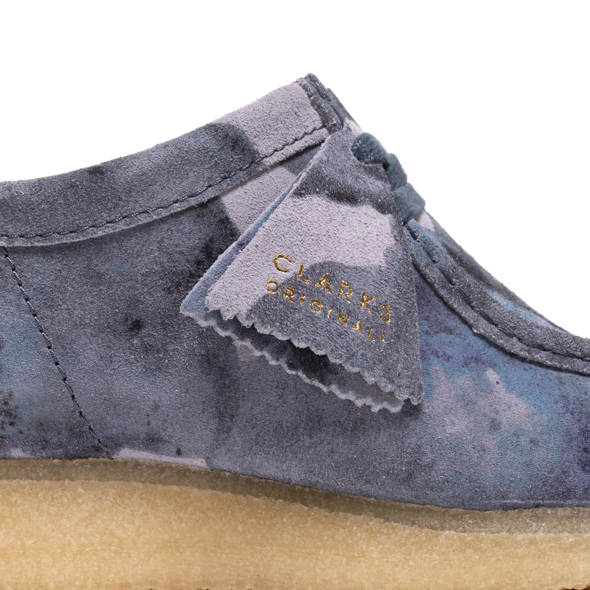 Clarks Mens Blue Camo Shoes - Image 4