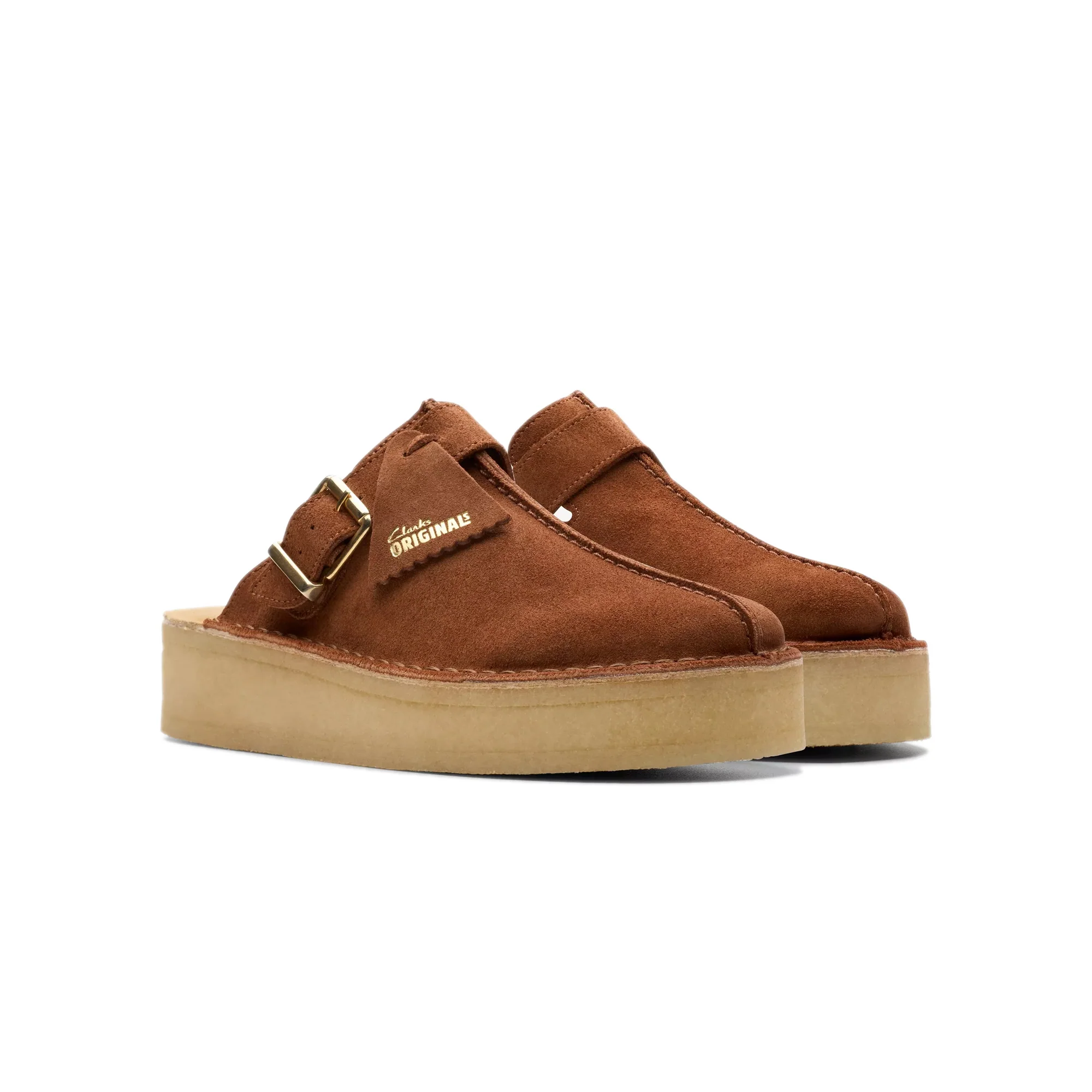 Clarks Womens Trek Wedge Mules - Image 2