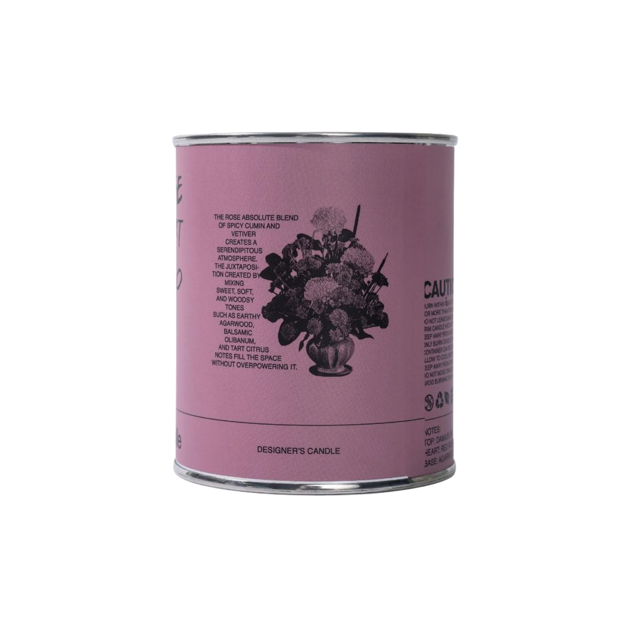 Colle Rose Art Deco Candle - Image 2