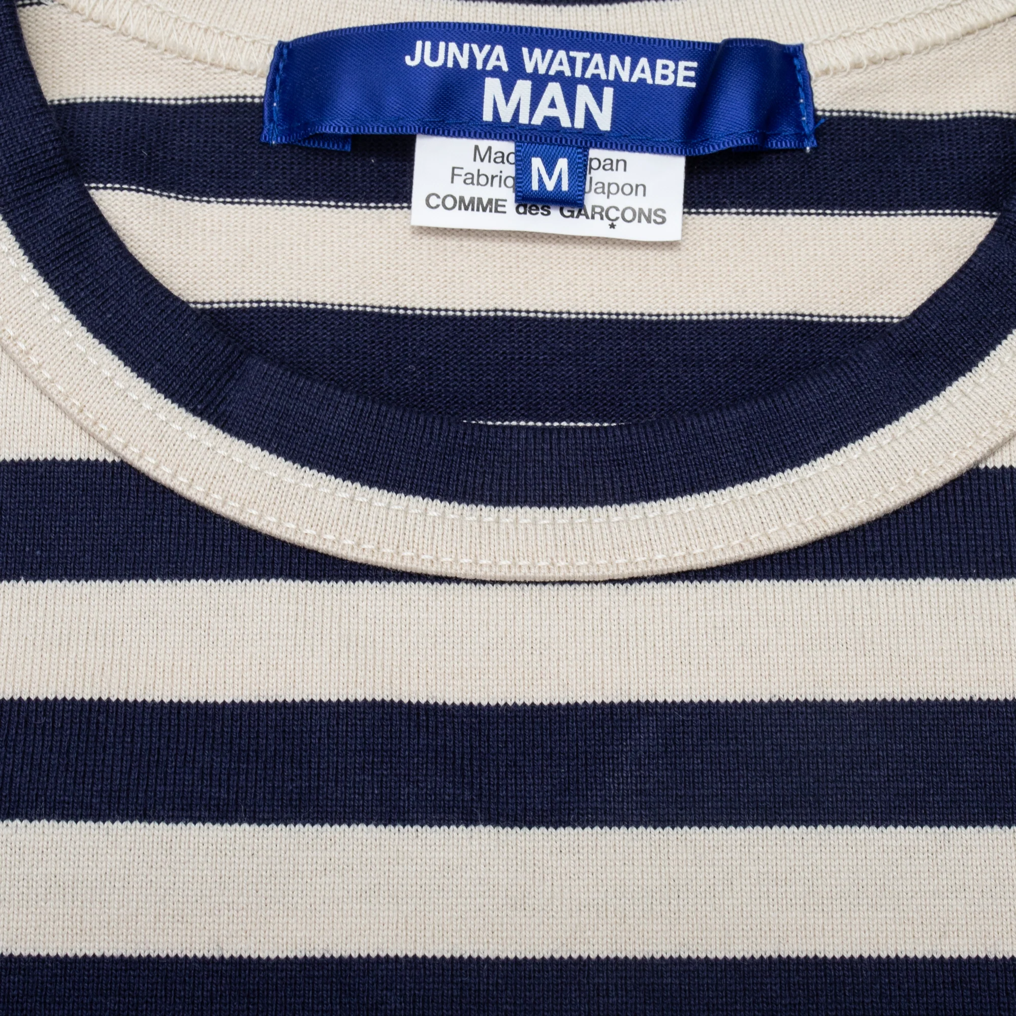 Junya Watanabe MAN Crewneck Striped Tee - Image 3