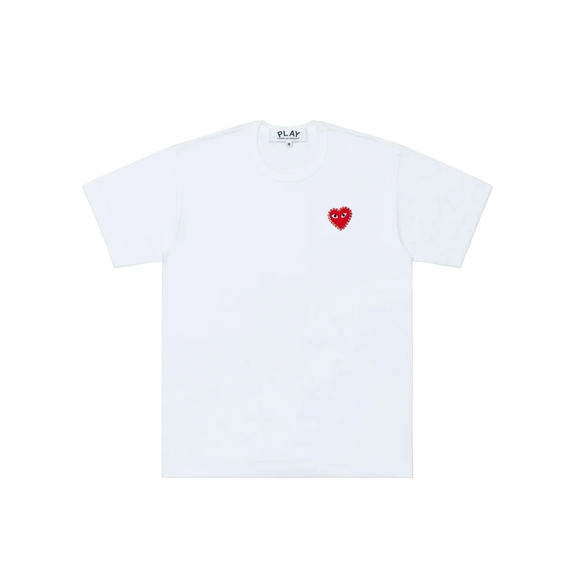 Comme des Garcons PLAY Rhinestone Heart Tee