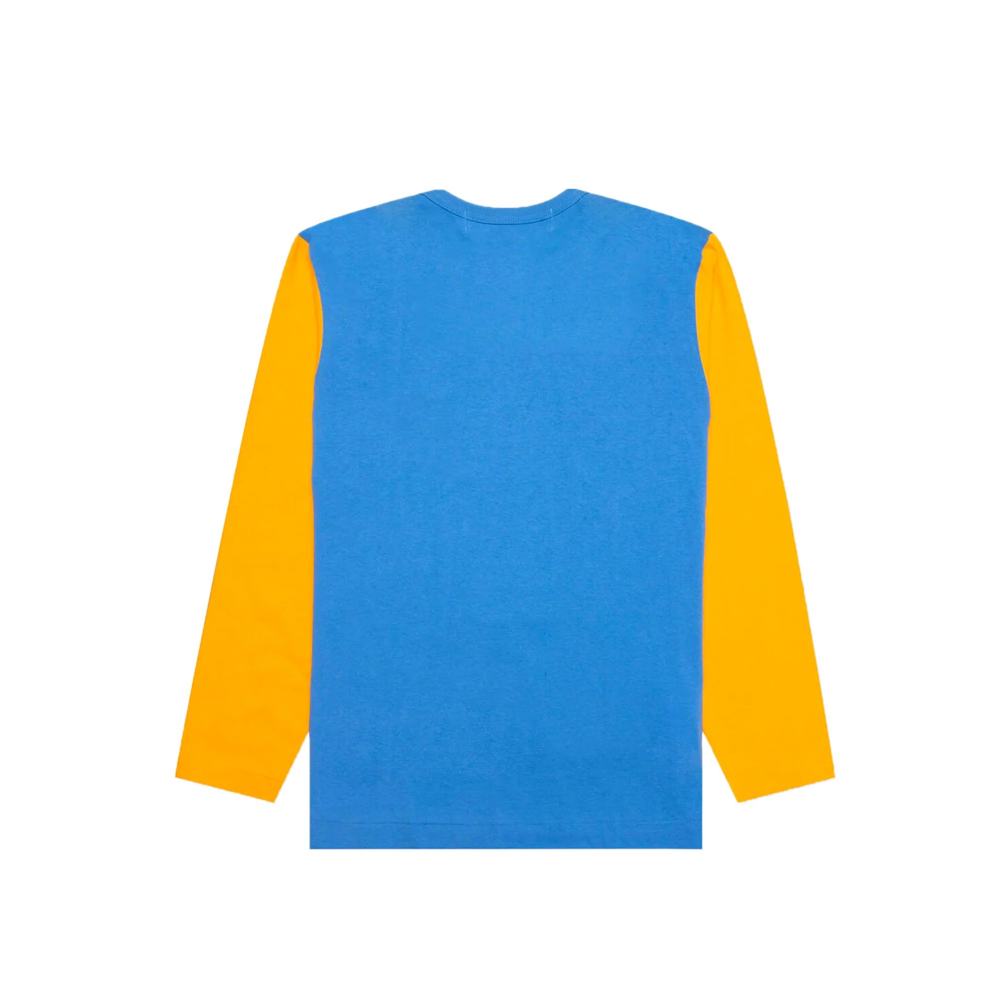 Comme des Garcons PLAY Mens Bi-Color LS Tee - Image 2