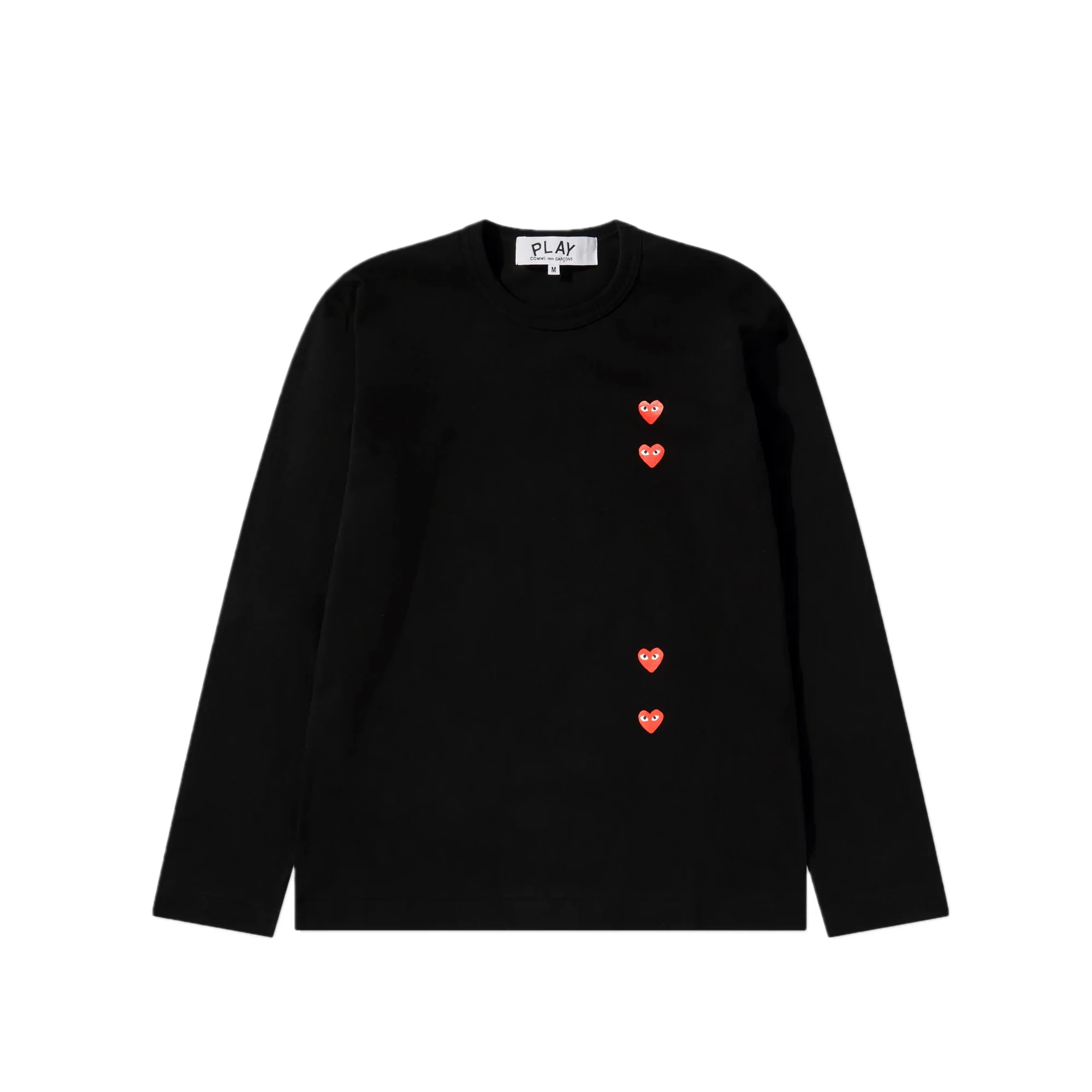 Comme des Garcons PLAY Mens Multi Heart Longsleeve