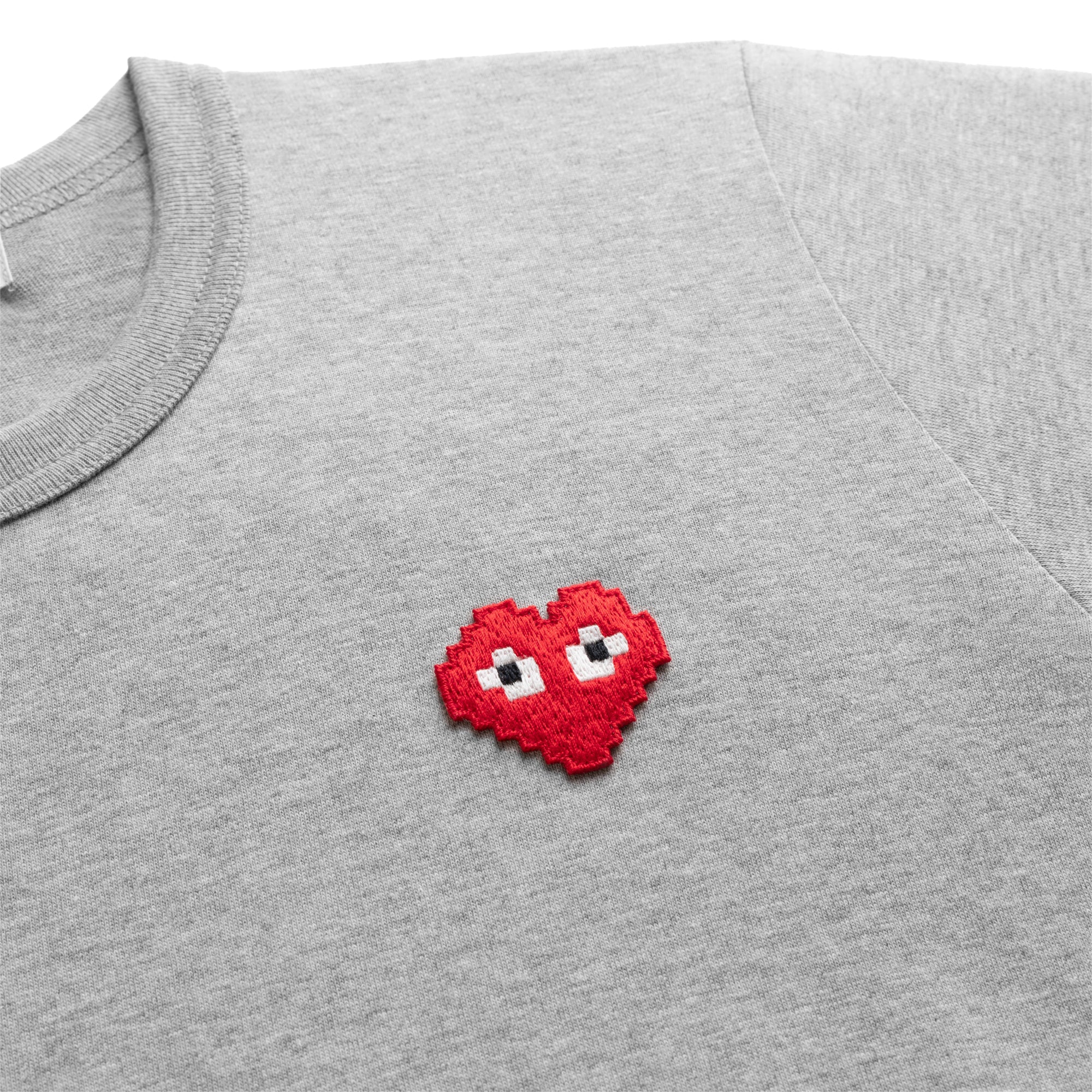 Comme des Garcons Play Mens Red Heart SS Tee - Image 2