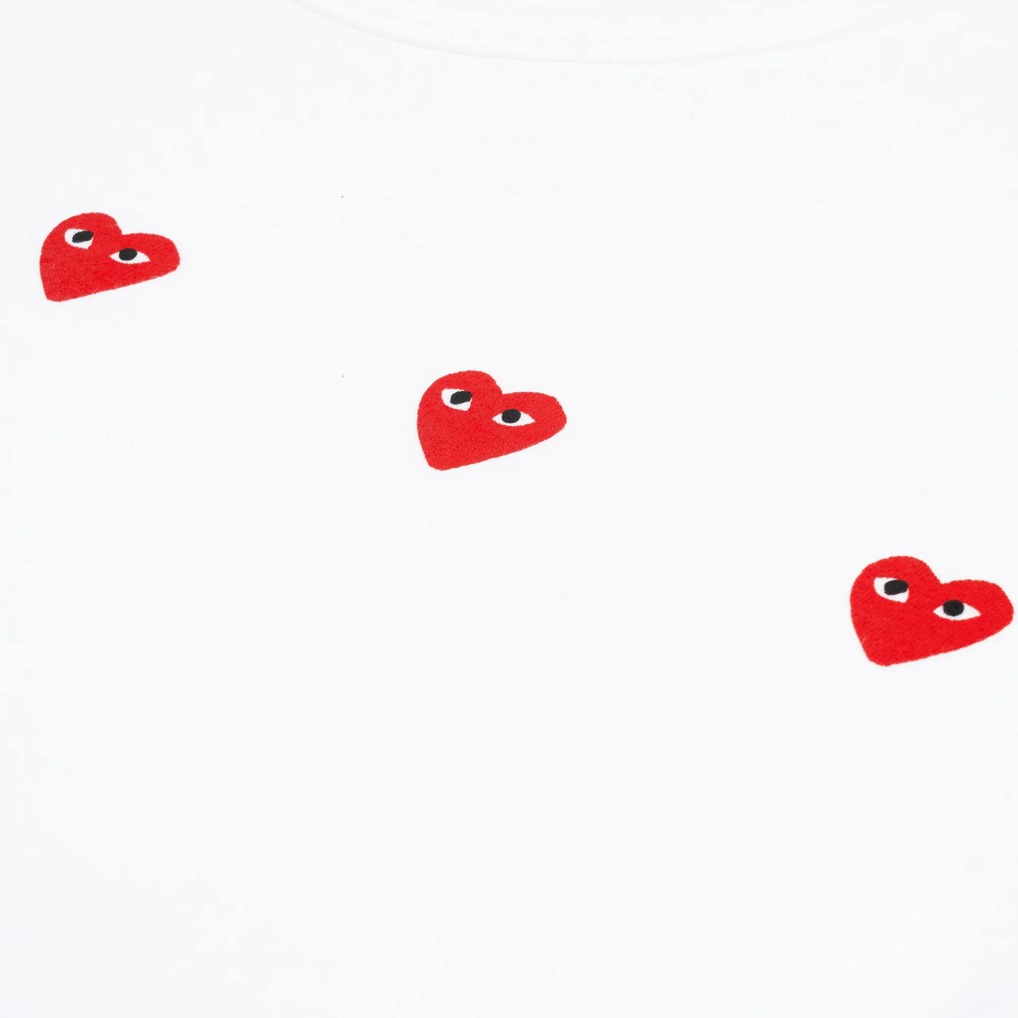 Comme des Garcons PLAY Mens Logo Print Tee - Image 2