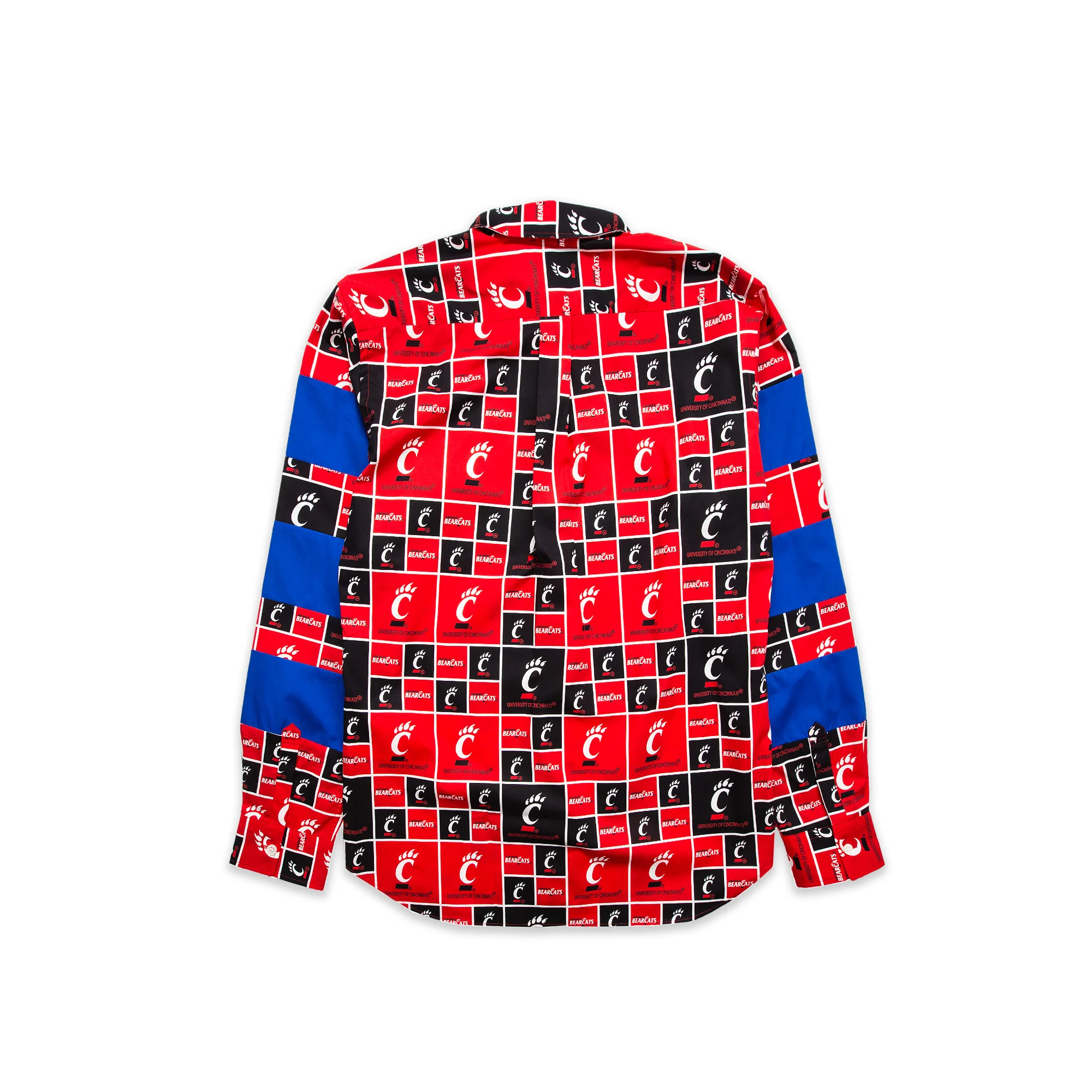 Comme des Garcons SHIRT Boys Patchwork “Cincinnati Bearcats” Pattern Shirt - Image 2
