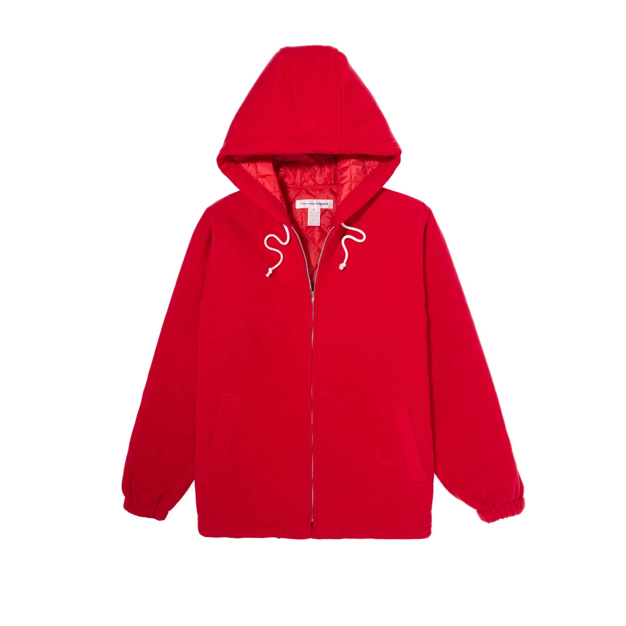 Comme des Garcons SHIRT Mens Fleece Zip Hoodie