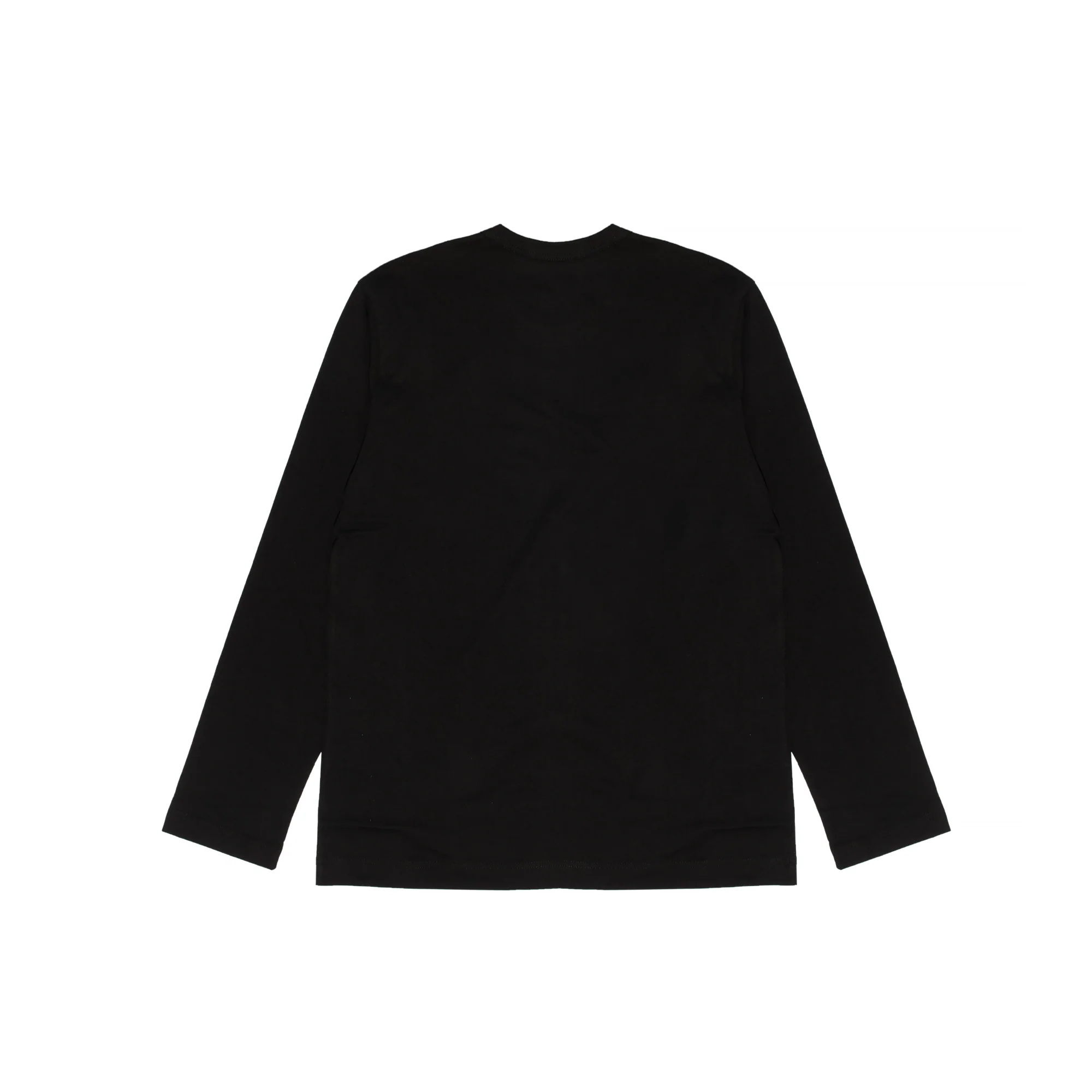 Comme Des Garcons Shirt Mens Logo LS Tee Black - Image 2