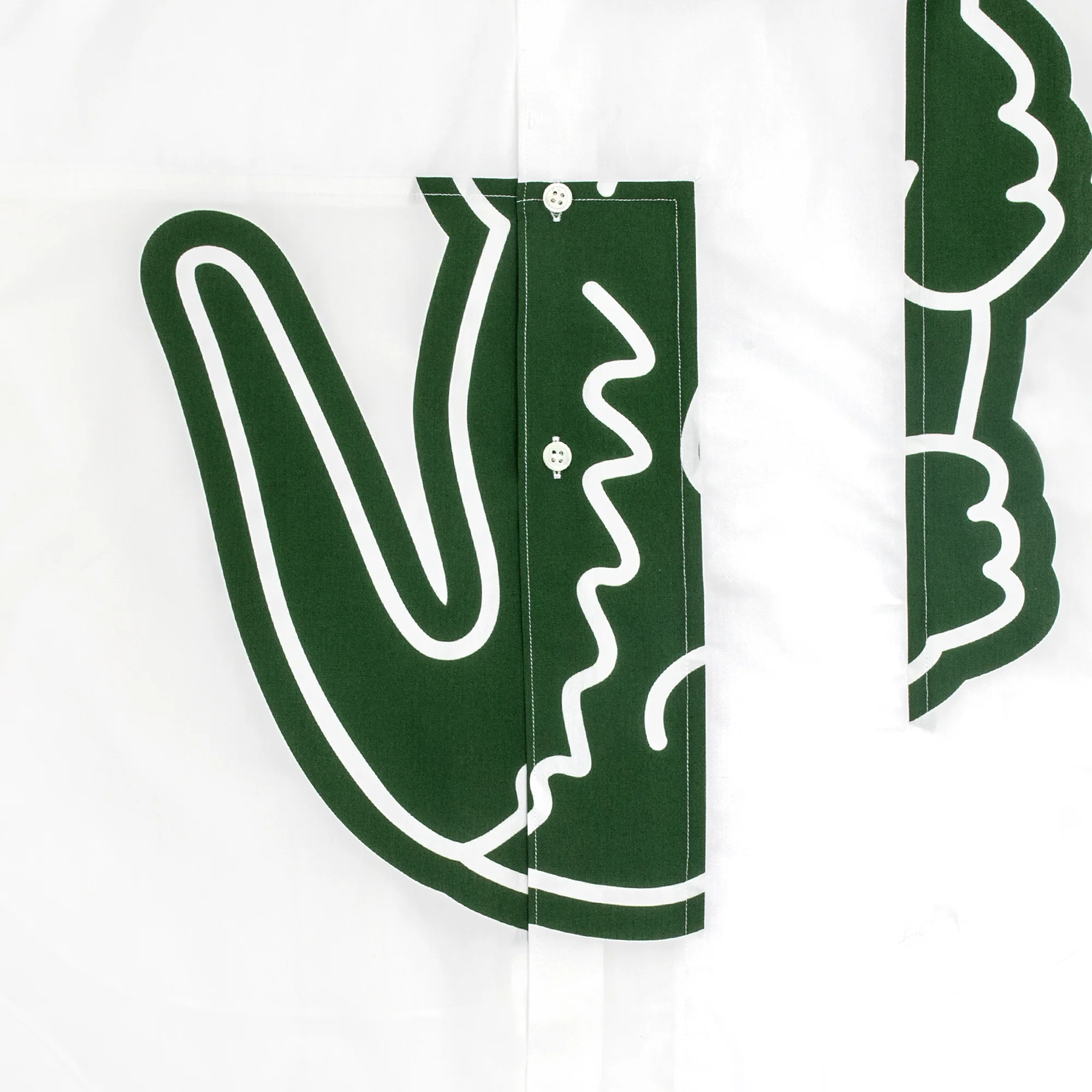 Comme des Garcons SHIRT x Lacoste Mens Shirt - Image 3