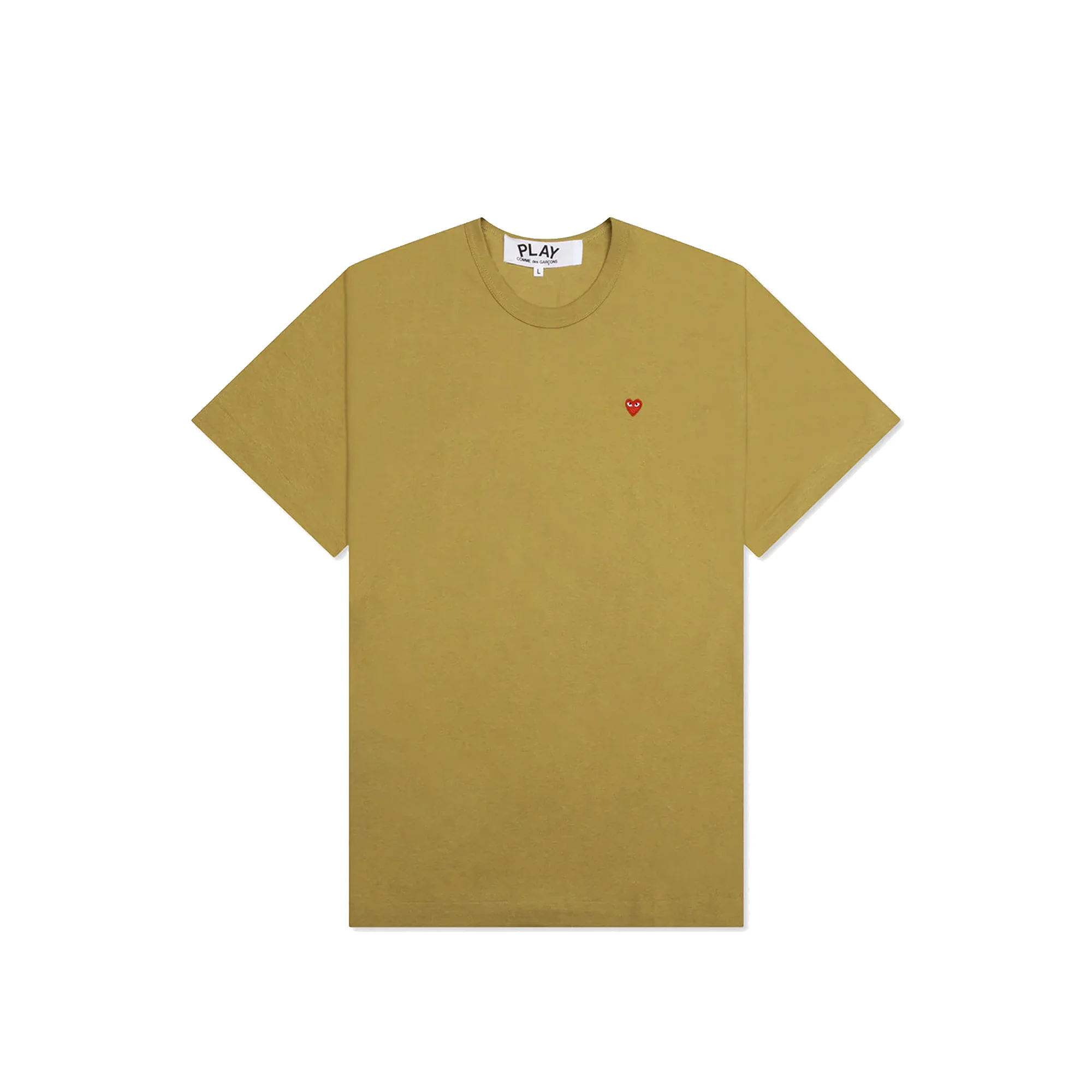 Comme des Garcons Play Mens Small Red Heart SS Tee