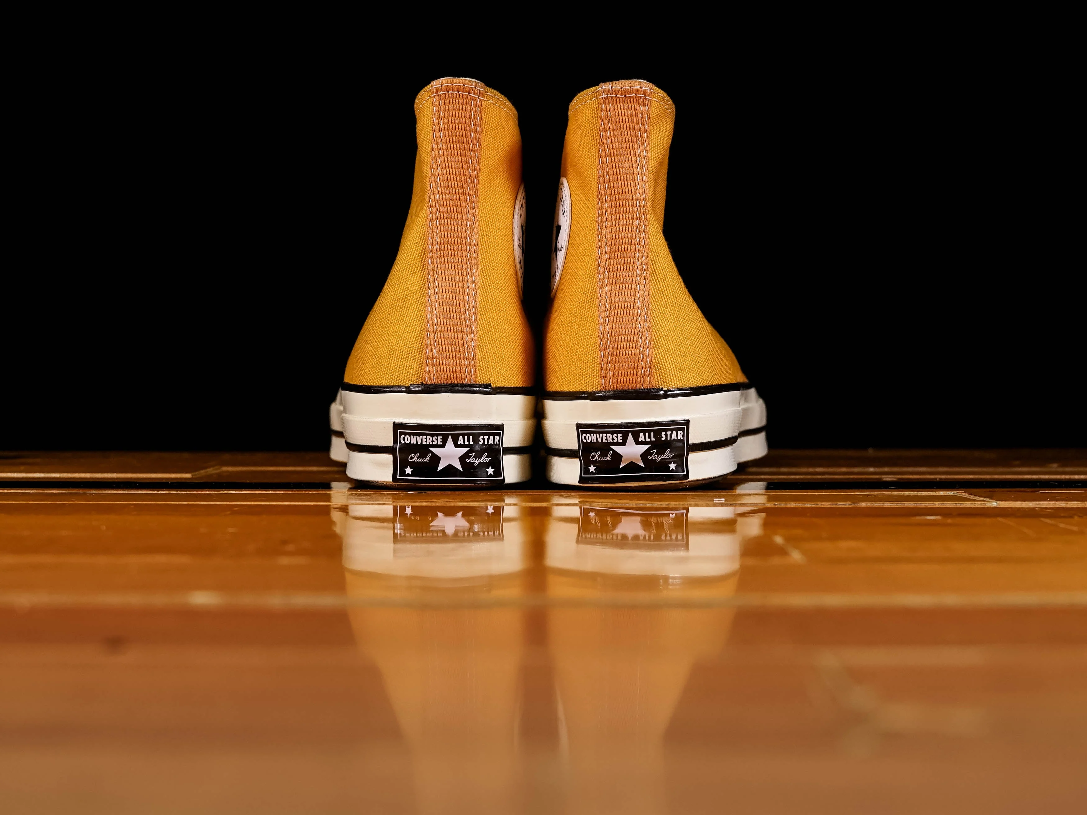 Converse Mens Chuck 70 Hi Shoes 'Sunflower Black Egret' - Image 4