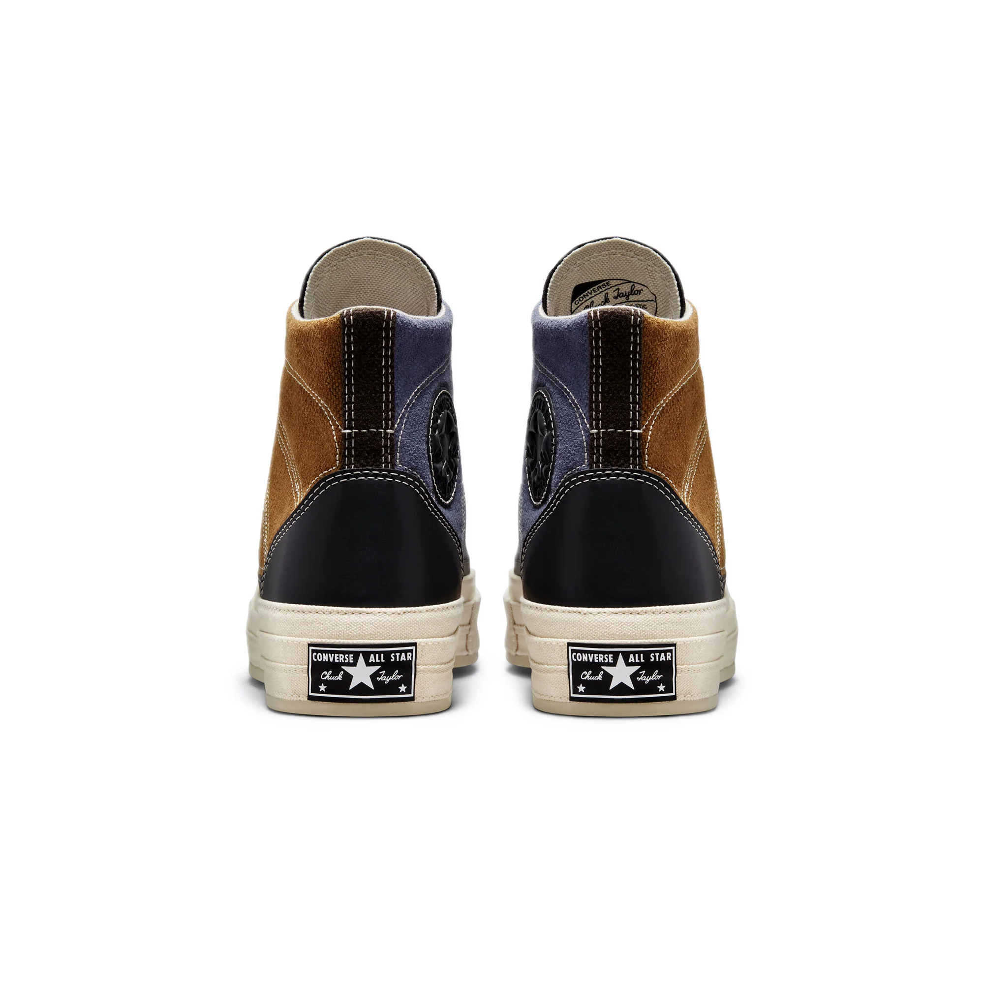 Converse Mens Chuck 70 Hi Shoes 'Brindle Brown/Steel' - Image 3