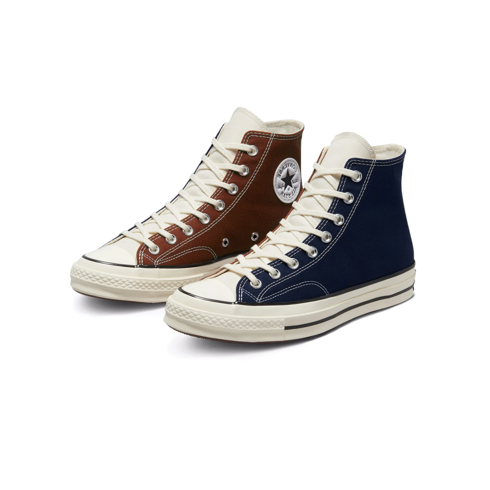 Converse Mens Chuck 70 HI Shoes 'Brown/Red' - Image 2