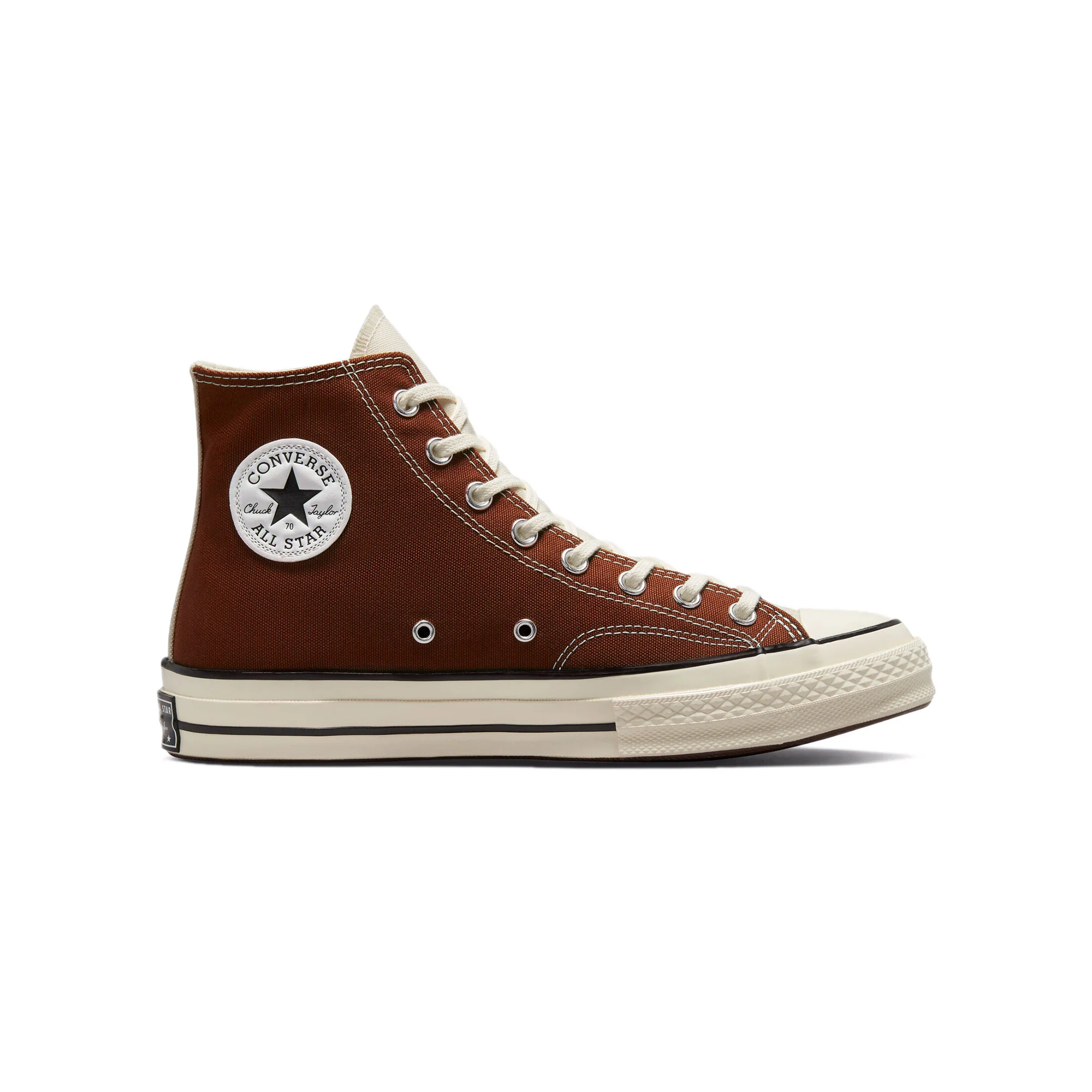 Converse Mens Chuck 70 HI Shoes 'Brown/Red' - Image 4