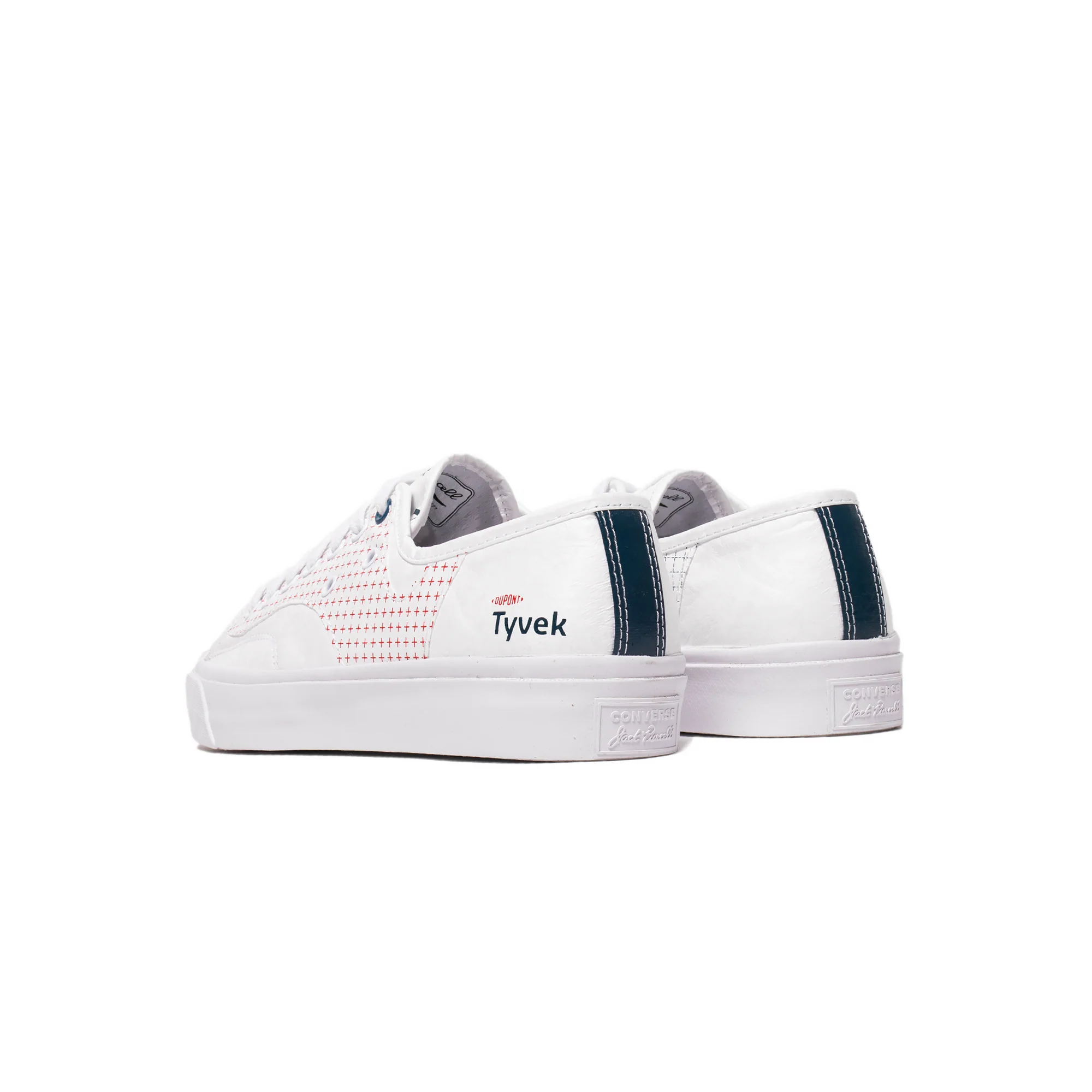 Converse Mens Jack Purcell Rally Ox 'Fiery Red' Shoes - Image 3