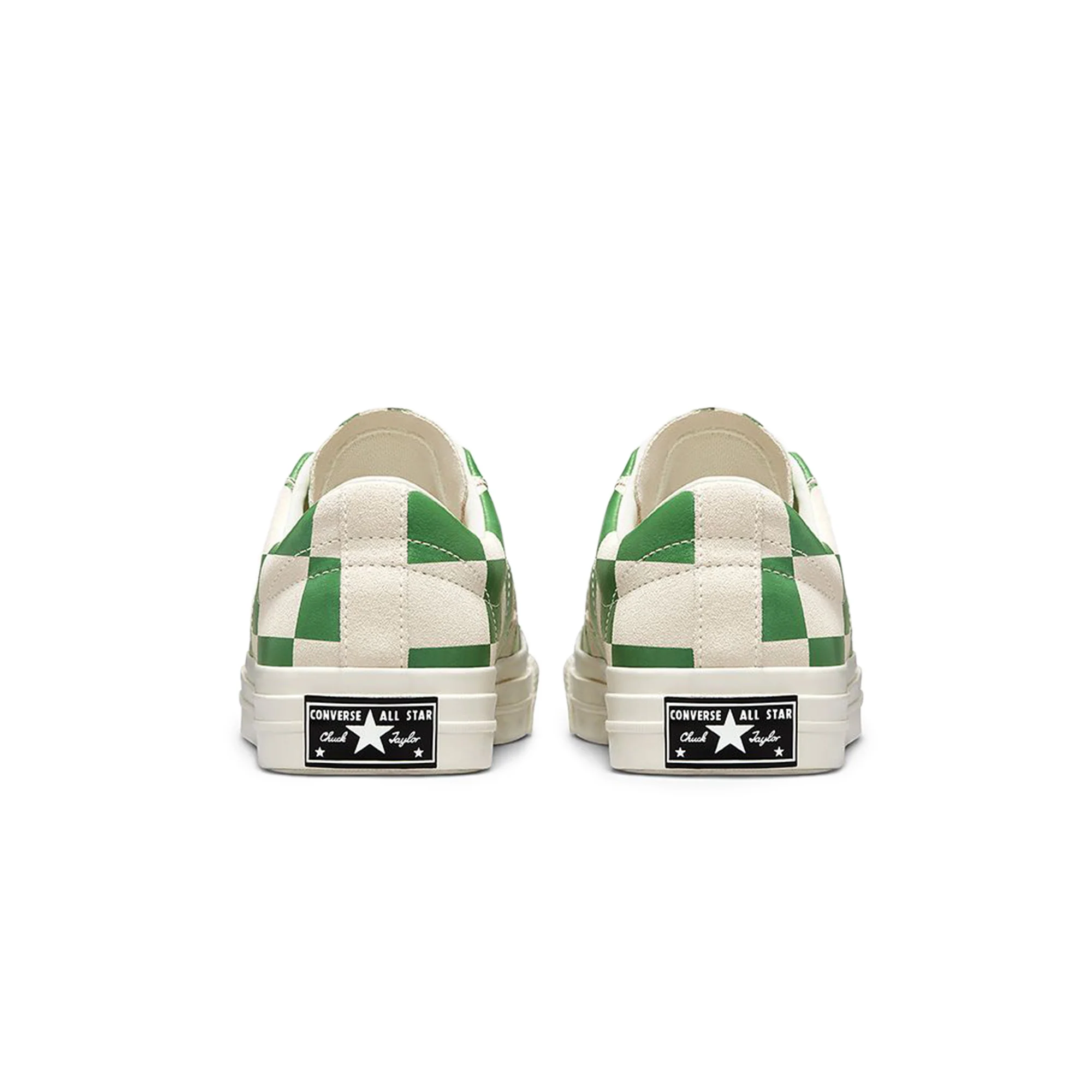 Converse Mens One Star Ox Shoes 'White/Medium Green' - Image 4