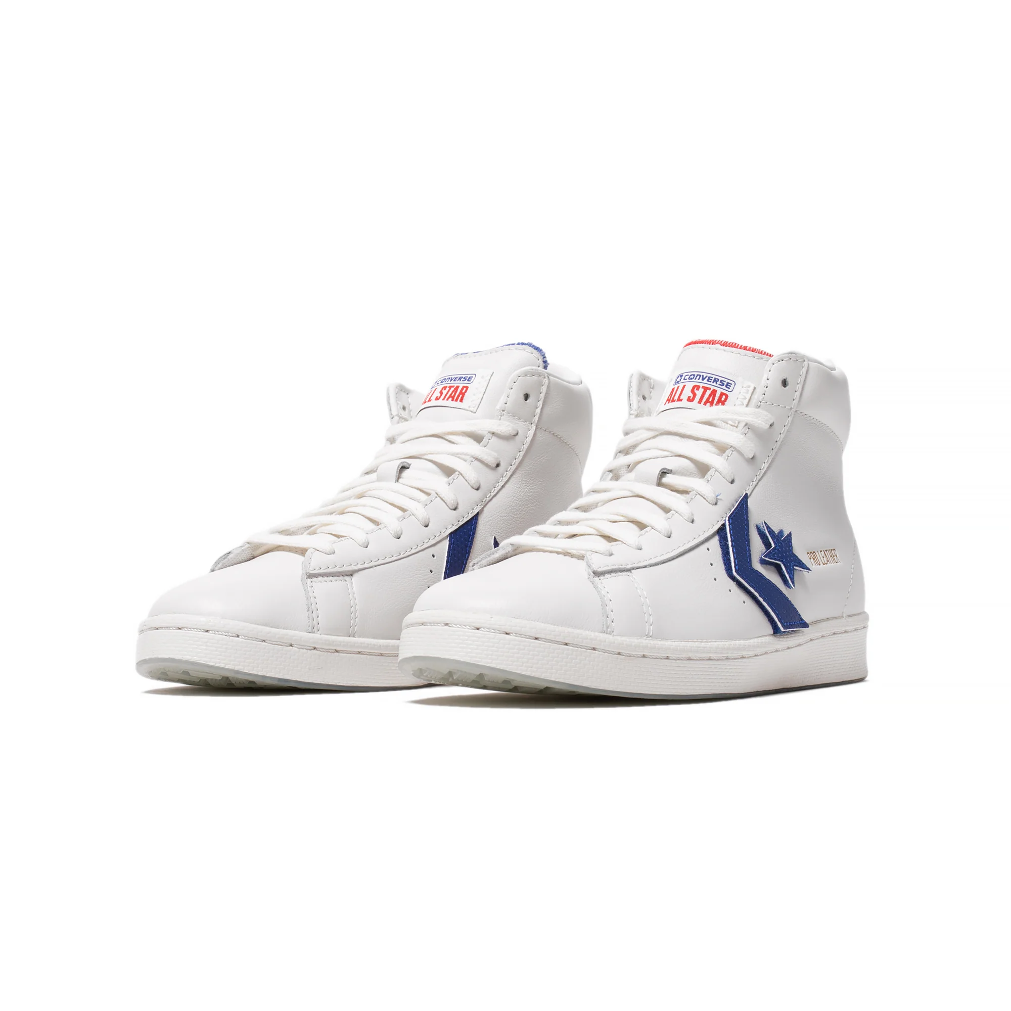 Converse Mens Pro Leather Hi Vintage 'White' Shoes - Image 2