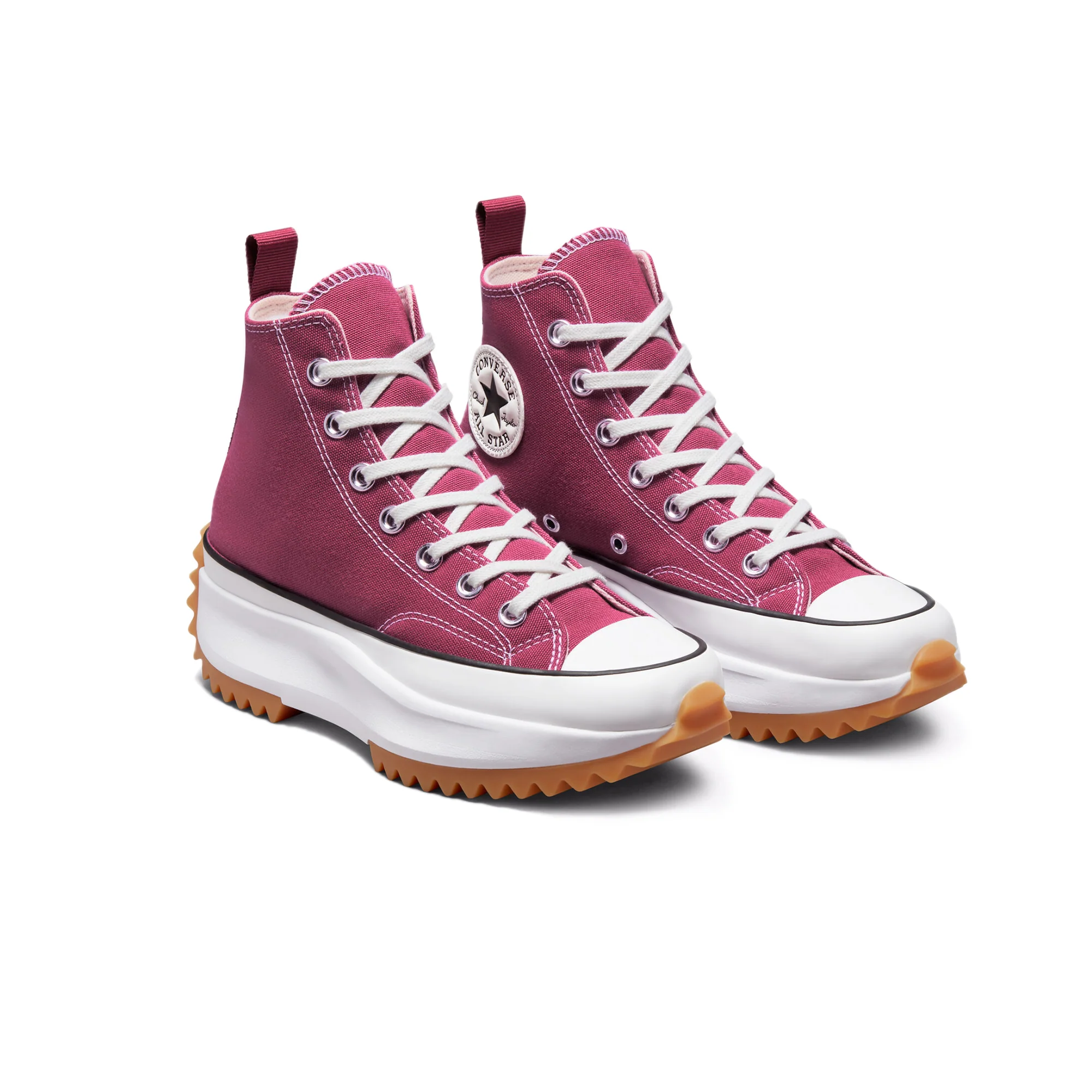Converse Mens Run Star Hike Hi Shoes 'Midnight Hibiscus' - Image 2