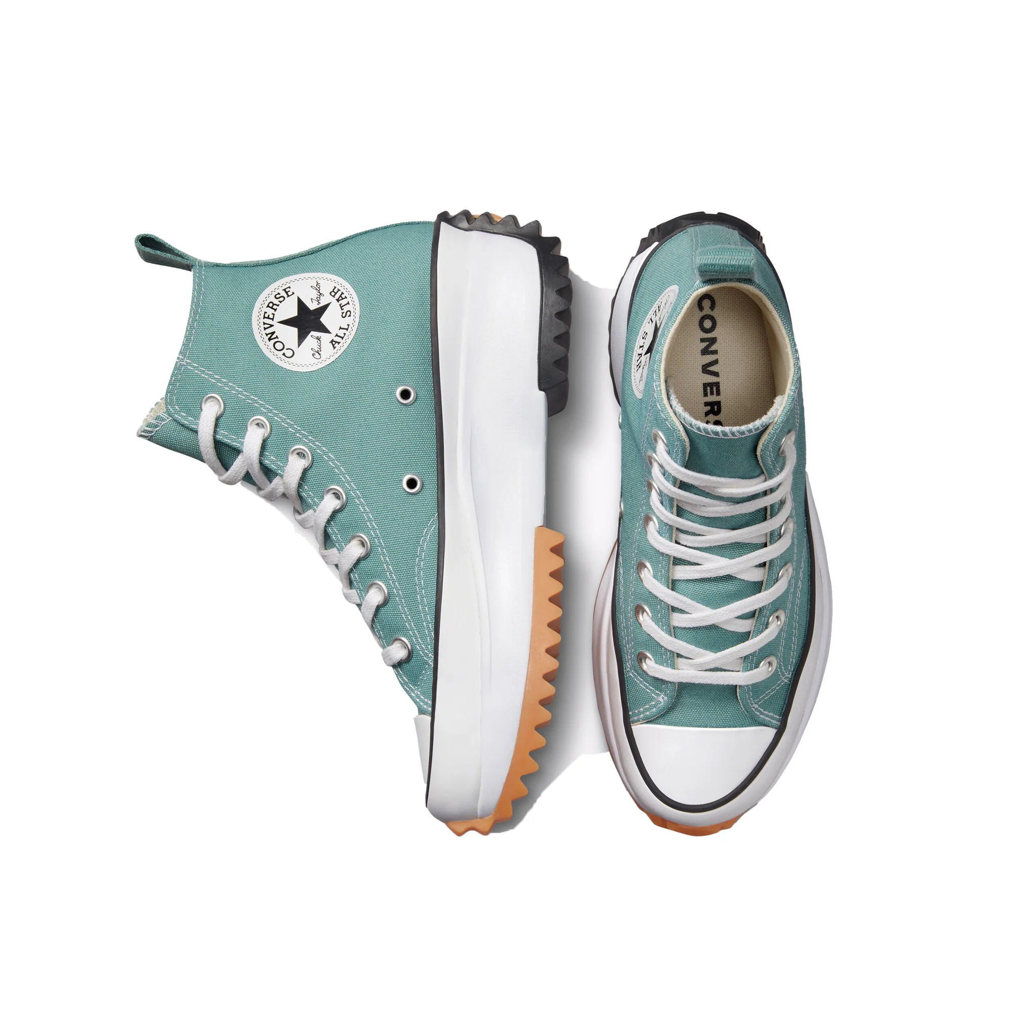 Converse Mens Run Star Hike Hi Shoes 'Jade' - Image 3