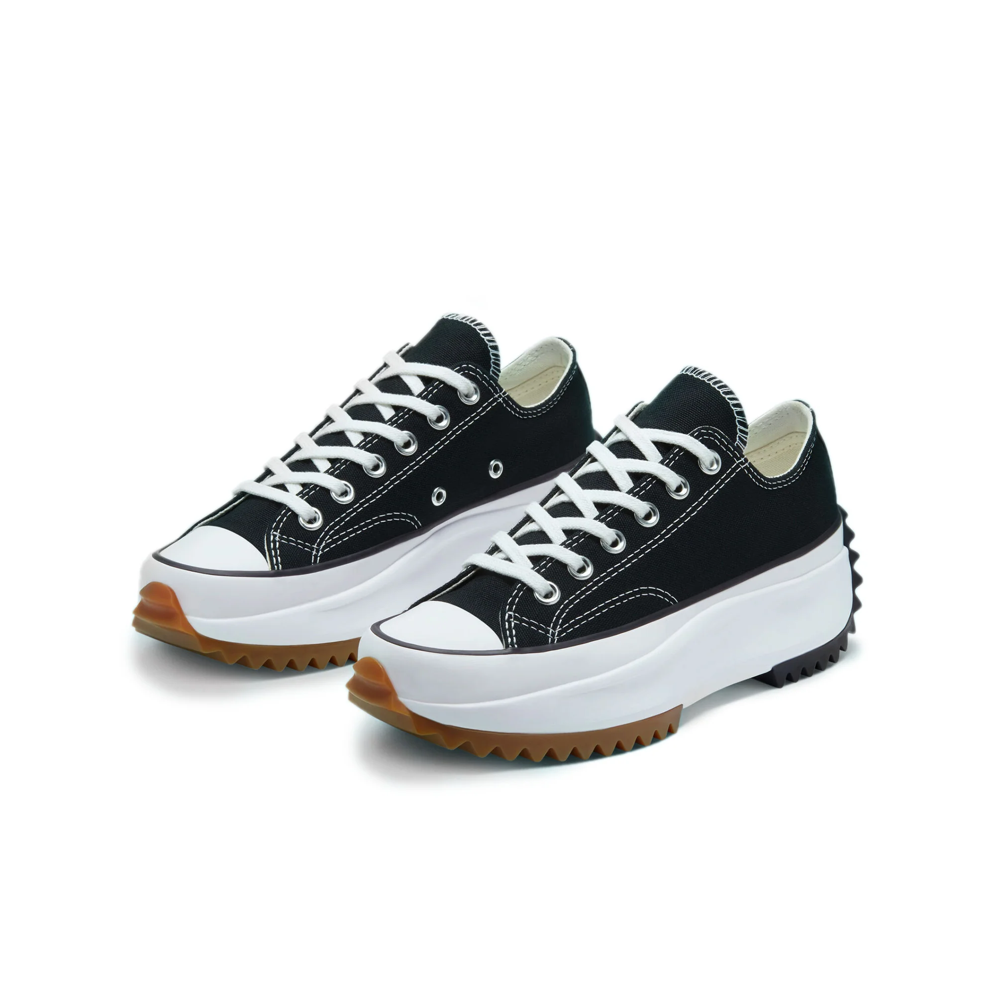 Converse Mens Run Star Hike Ox Shoes 'Black' - Image 2