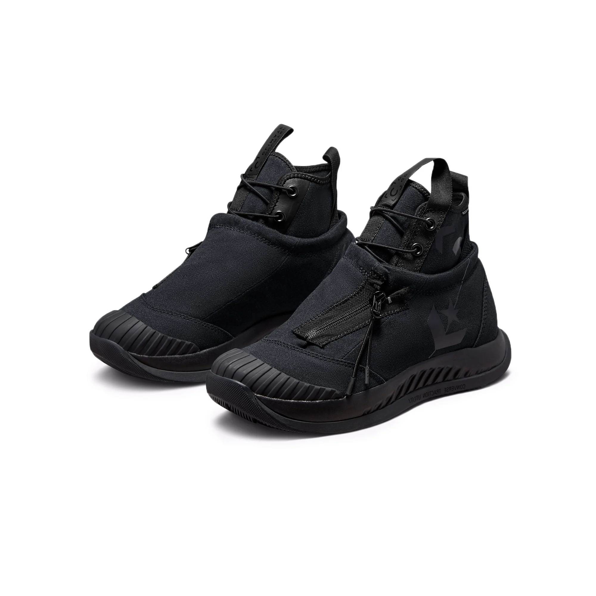Converse Mens Utility Hi Explore CC Shoes 'Black' - Image 2