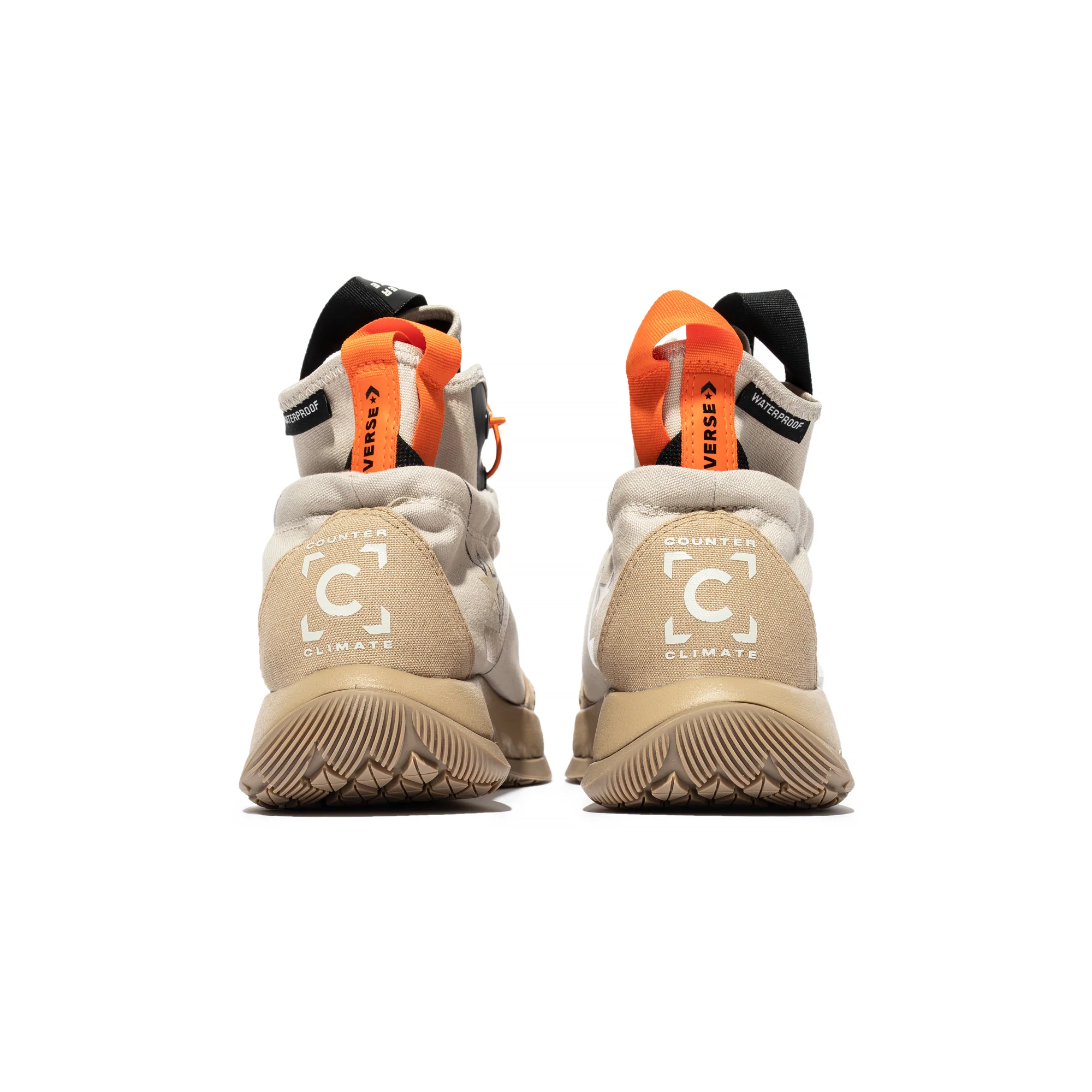 Converse Mens Utility Hi Explore CC Shoes 'Taupe/White' - Image 3