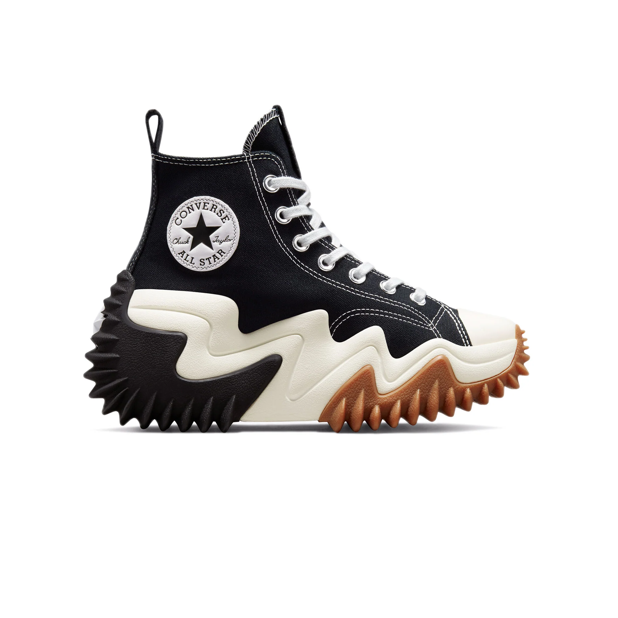 Converse Mens Run Star Motion Hi Shoes 'Black' - Image 4