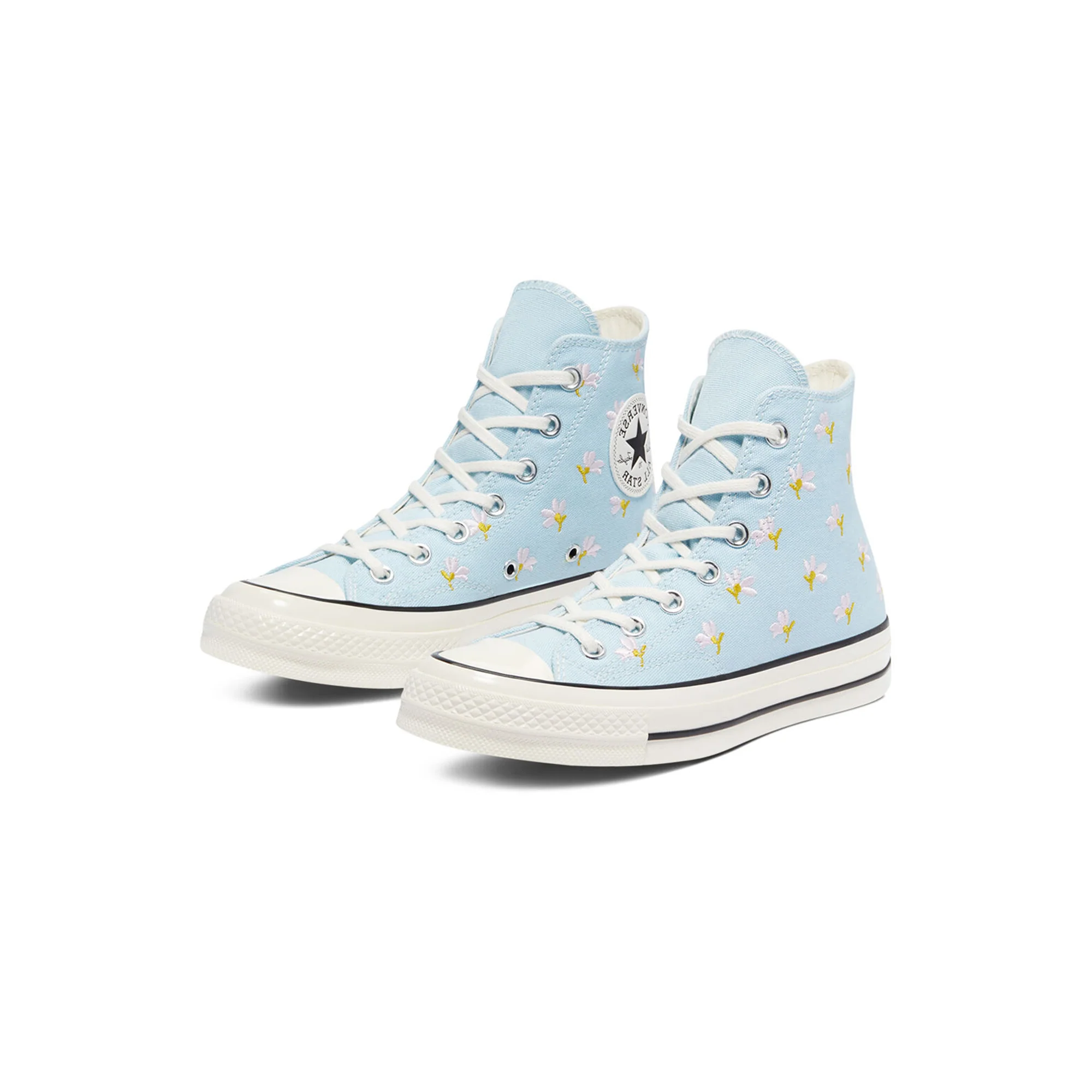 Converse Womens Chuck 70 Hi 'Chambray Blue' Shoes - Image 2