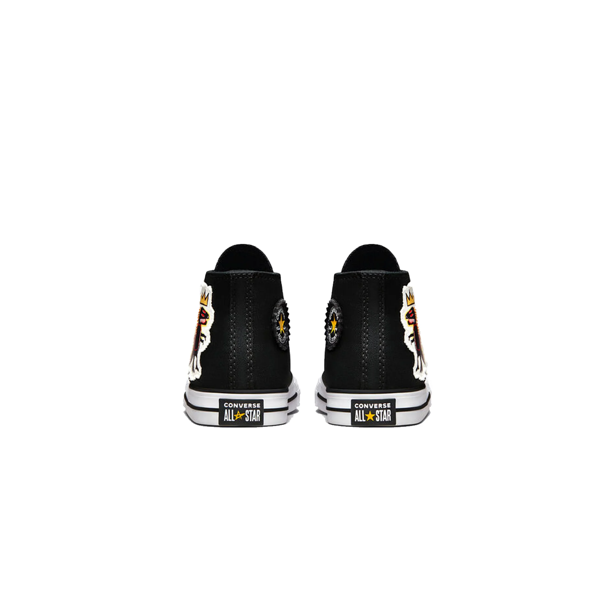 Converse Infants Ctas Hi Shoes 'Blk/Wht/Yel' - Image 3