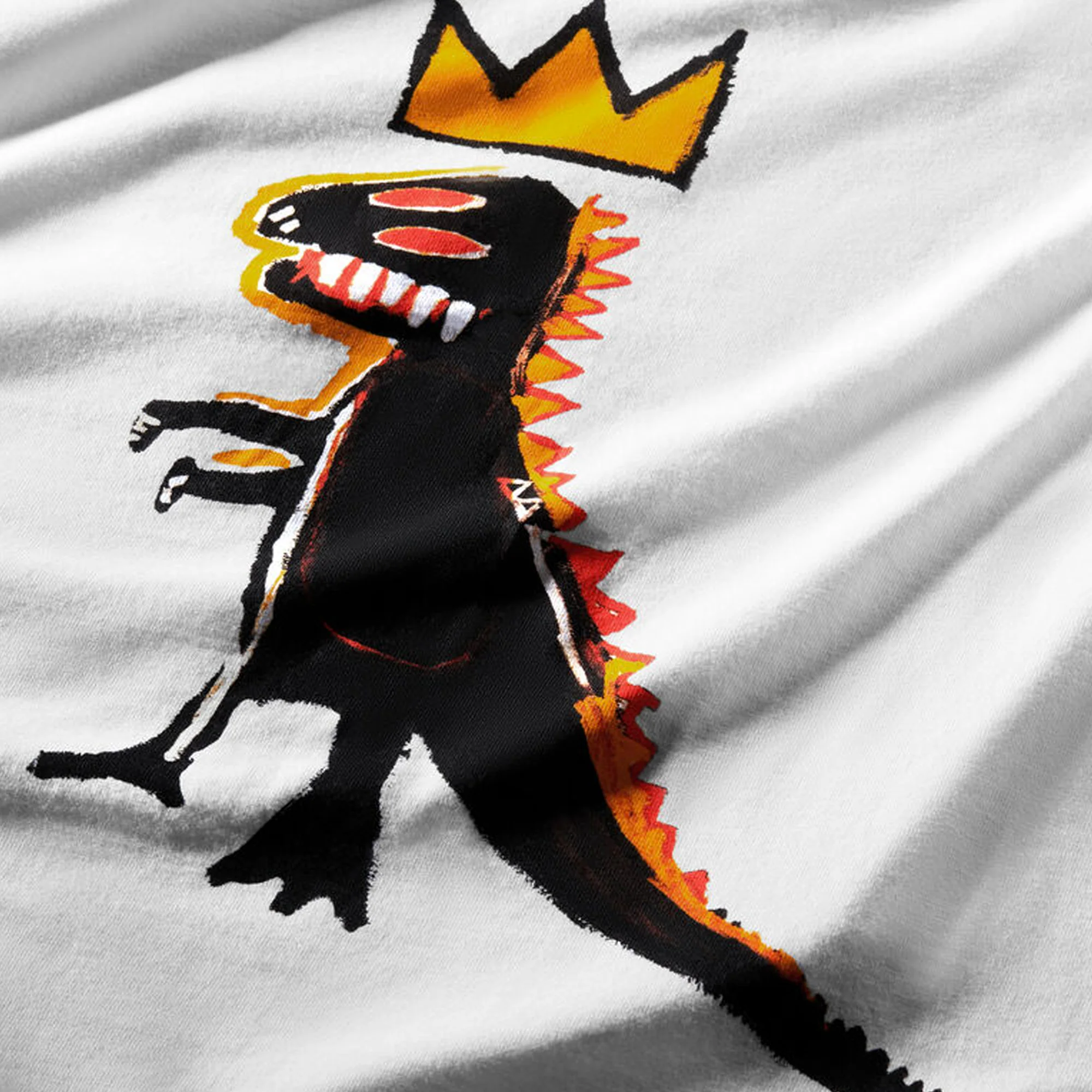 Converse Basquiat Graphic Tee 'White' - Image 3