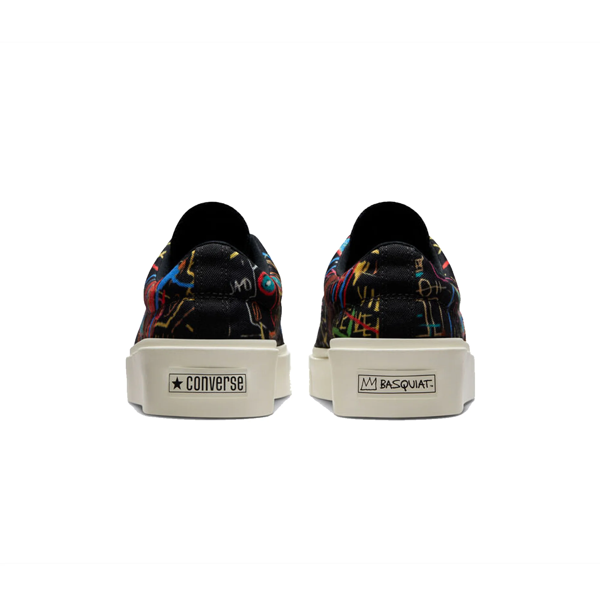 Converse Mens Skid Grip Ox Shoes 'Blk/Multi' - Image 3