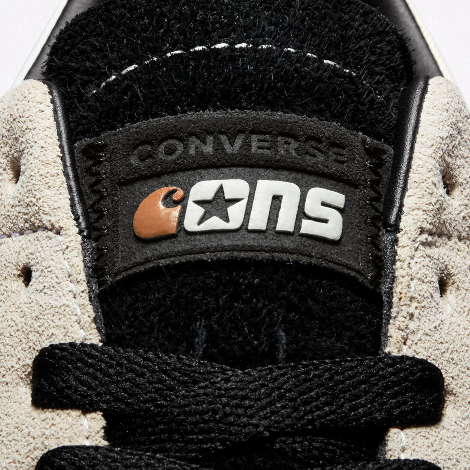 Converse Mens One Star Pro Ox Shoes 'White/Black' - Image 4