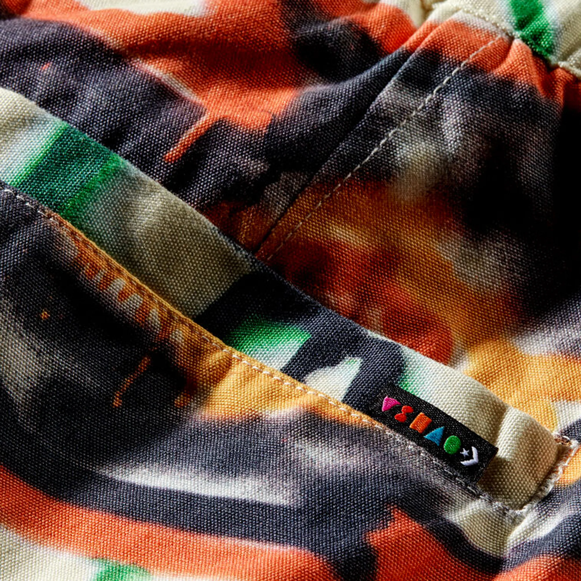 Converse x Come Tees Mens Floral Triangle Front Chino 'Bone' - Image 3