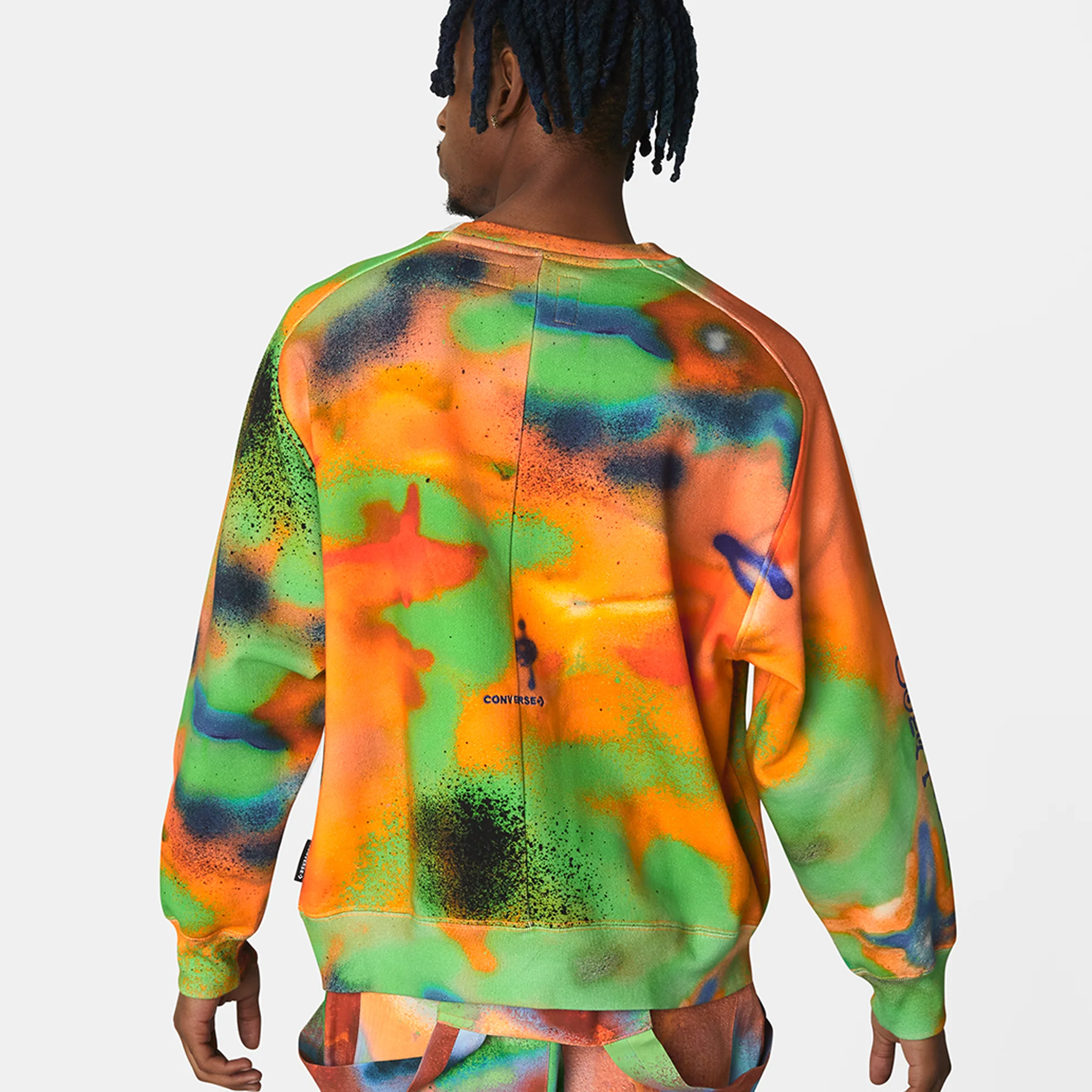 Converse x Come Tees Mens Fleece Crew - Image 3