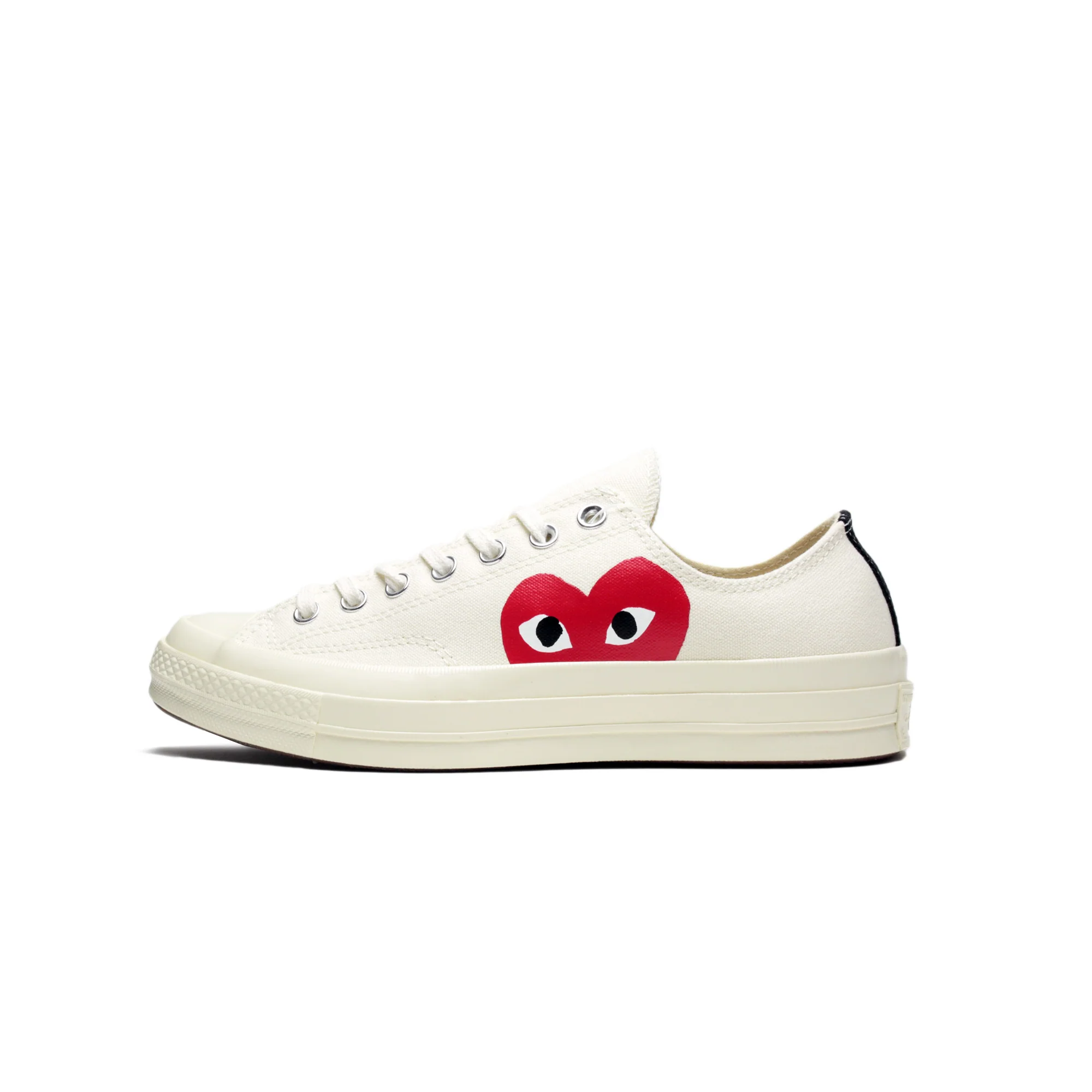 Comme des Garcons PLAY x Converse Chuck 70 Low Single Heart Shoes
