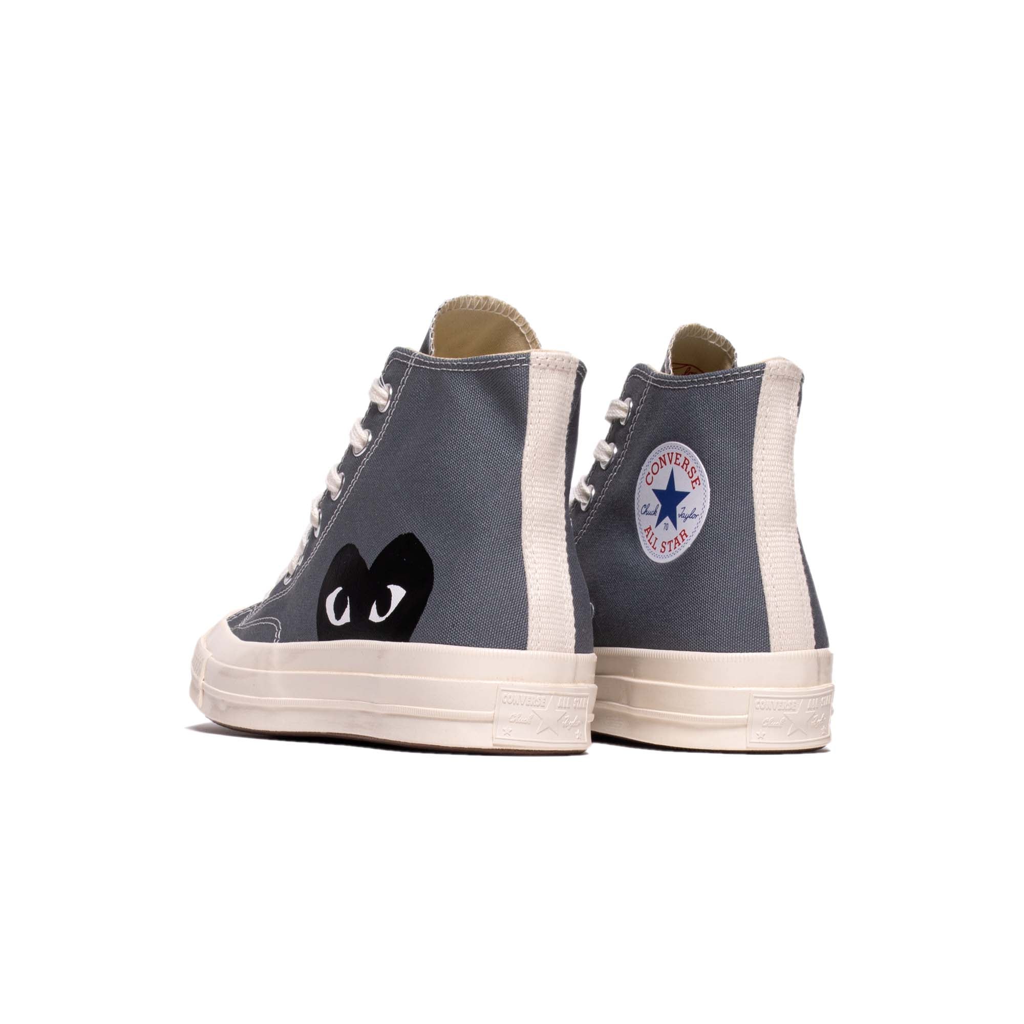 Comme des Garcons PLAY x Converse Chuck 70 Hi Shoes - Image 3