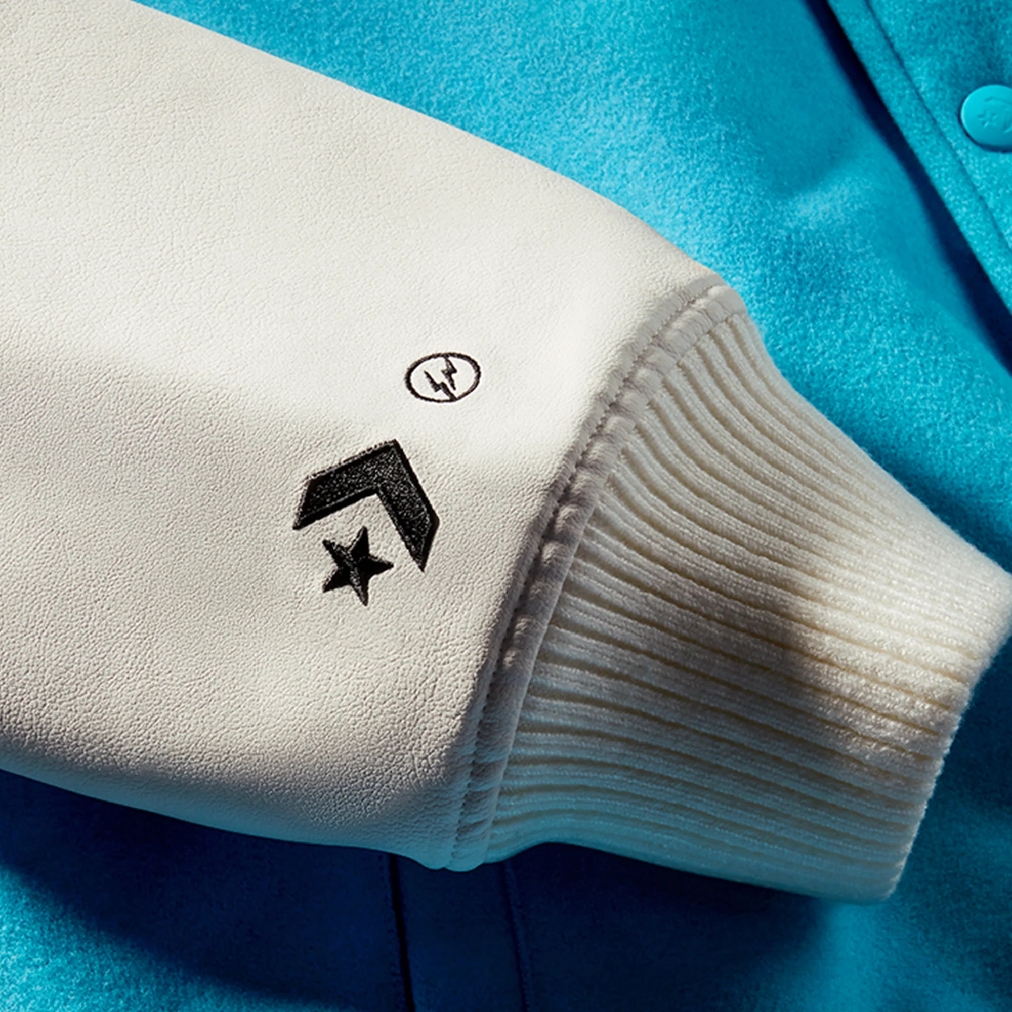 Converse x Fragment Varsity Jacket - Image 4