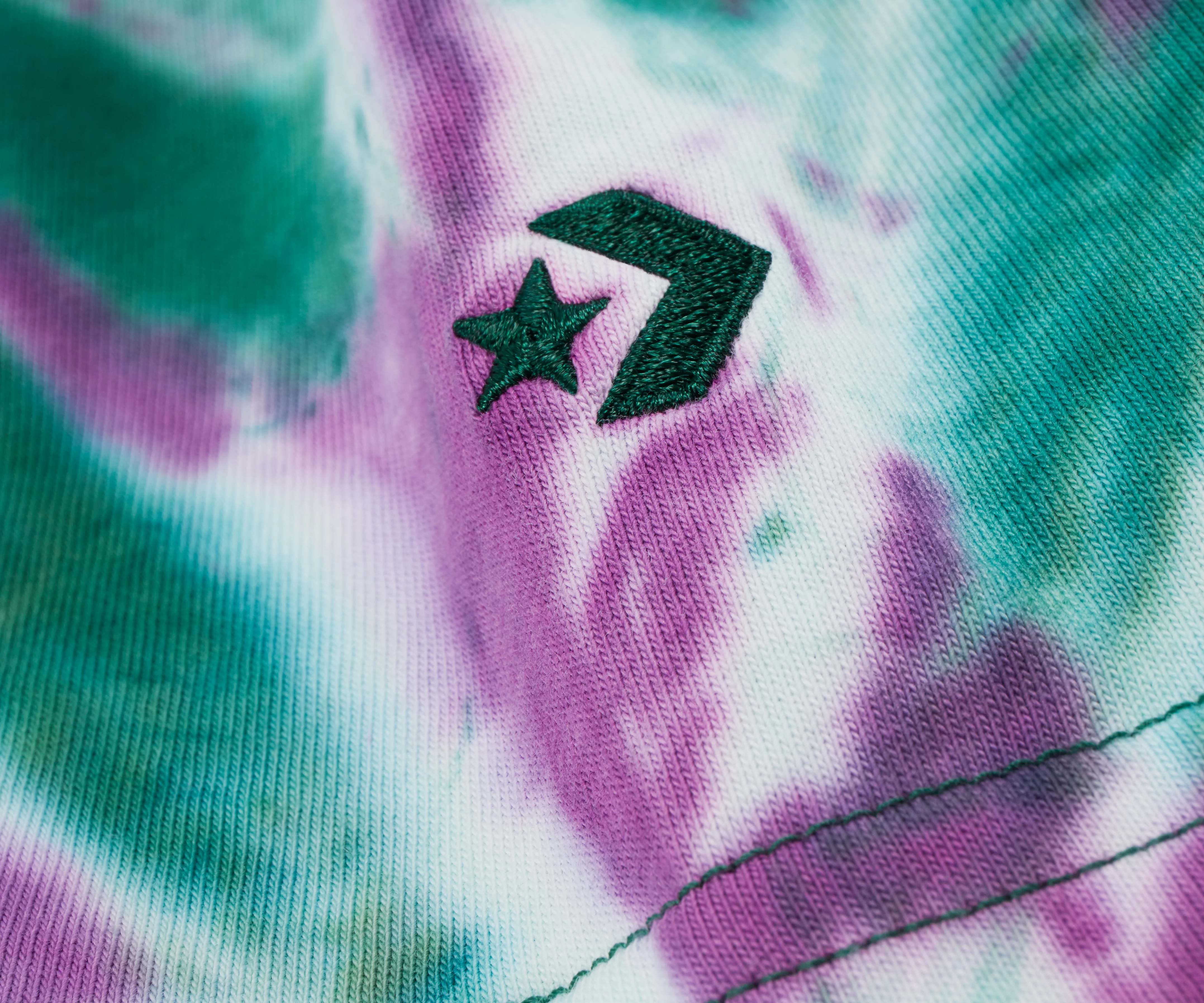 Converse x JFG Men 'Evergreen' Tie Dye T-Shirt - Image 4