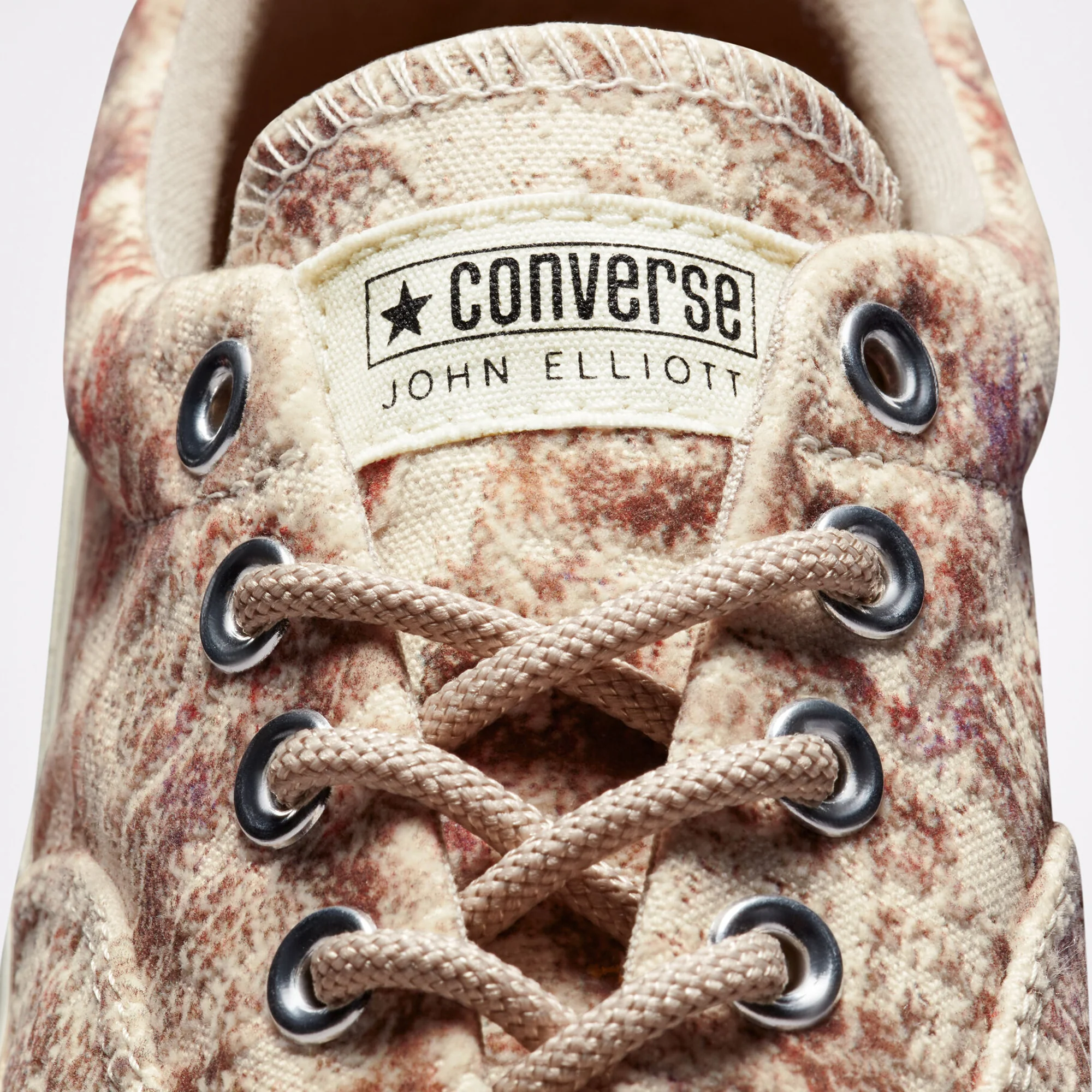 Converse Mens Skid Grip OX Antique Shoes 'White/Brown/Egret' - Image 4