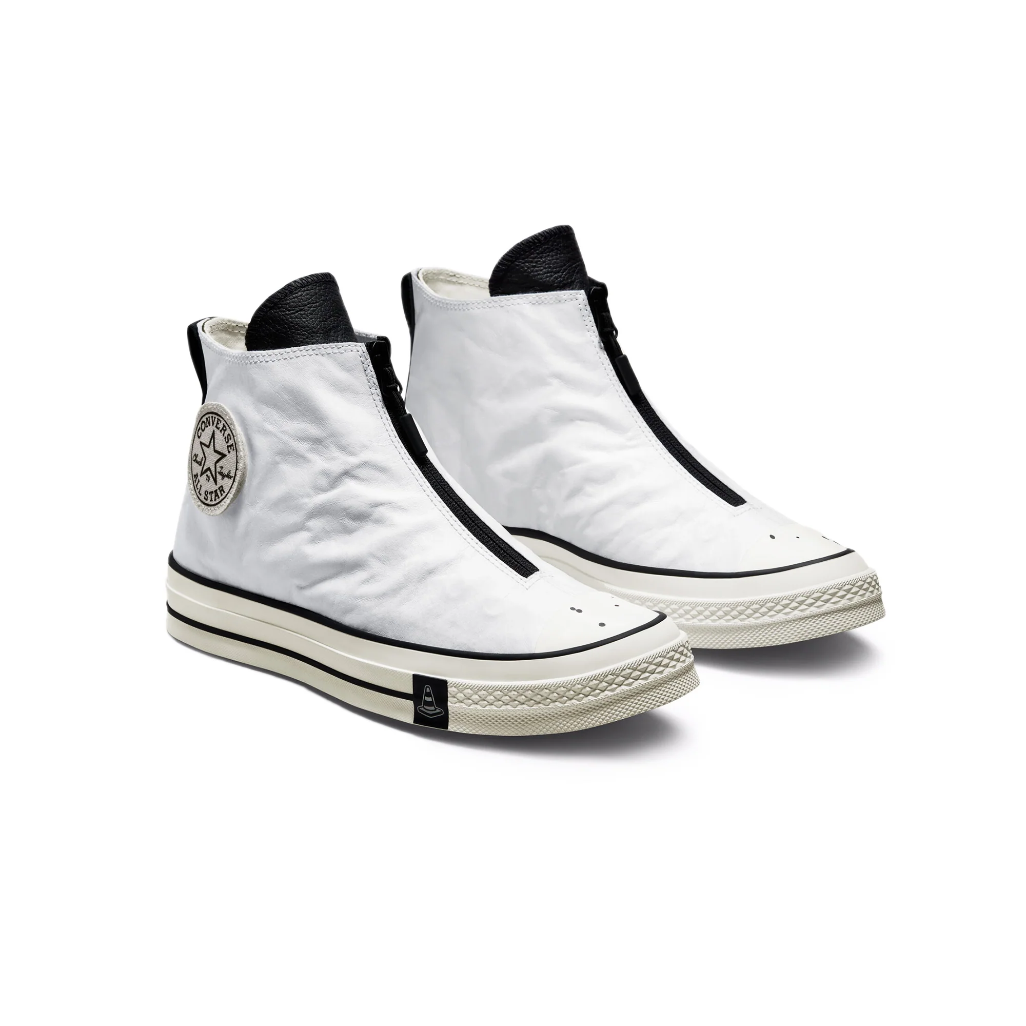Converse Mens Chuck 70 Hi 'White/Black/Black' - Image 2
