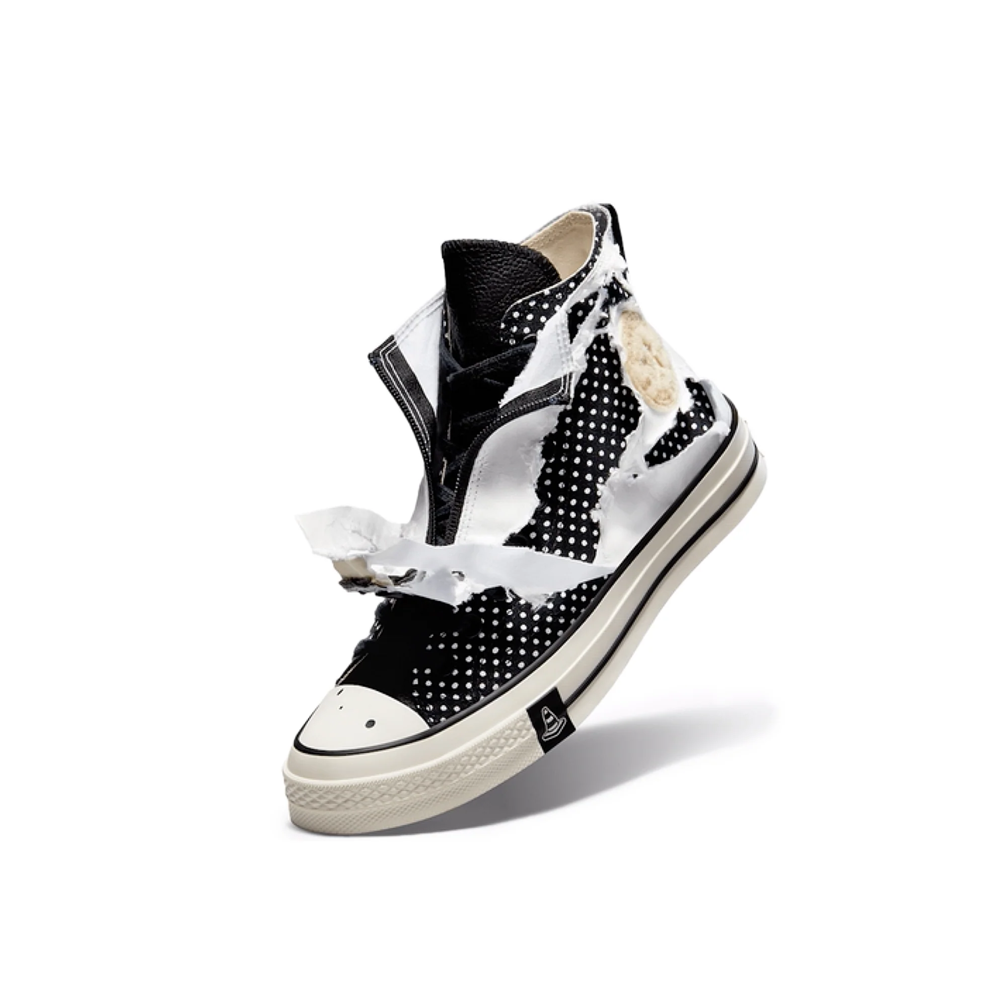 Converse Mens Chuck 70 Hi 'White/Black/Black' - Image 4