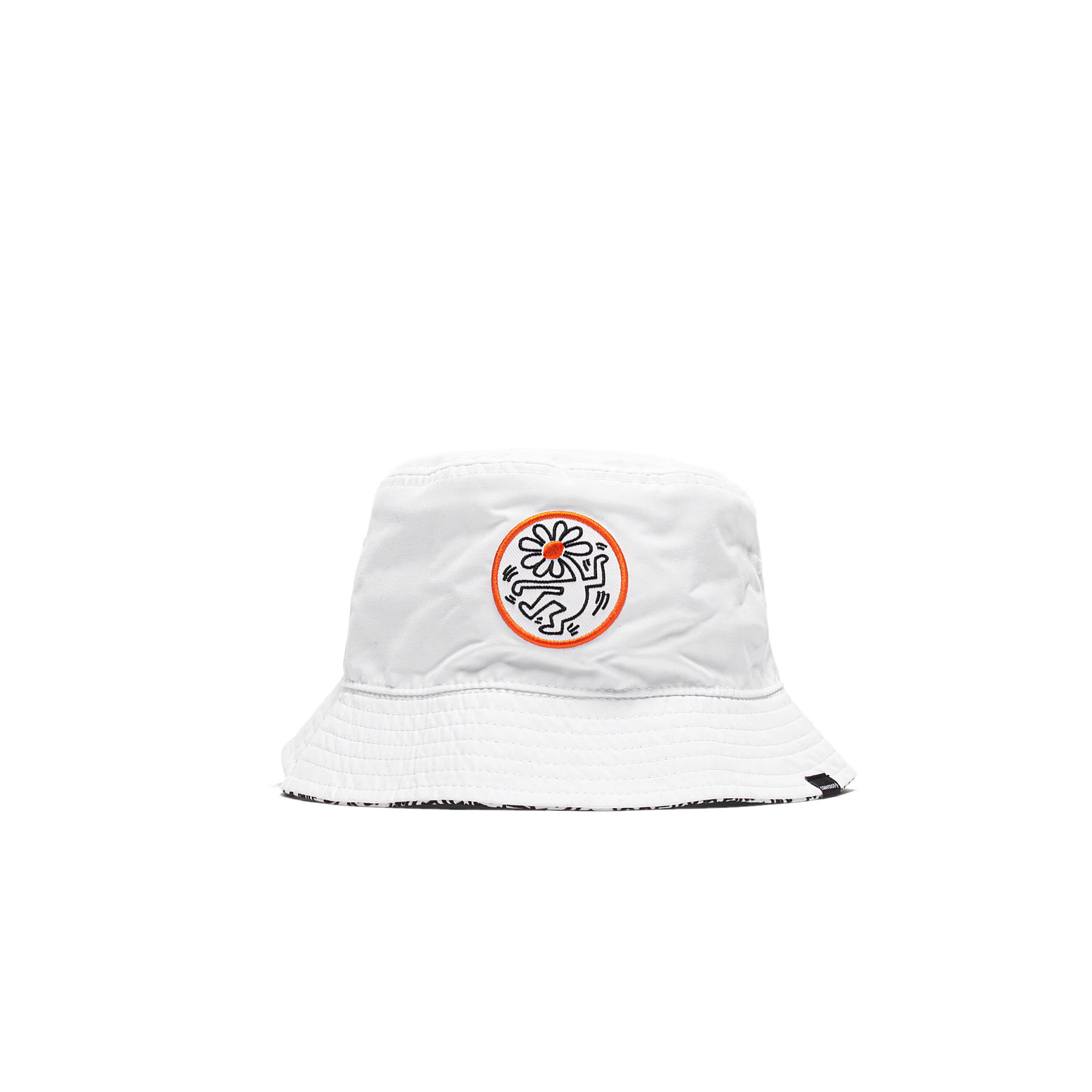 Converse Mens Haring Reversible Bucket Hat 'White'