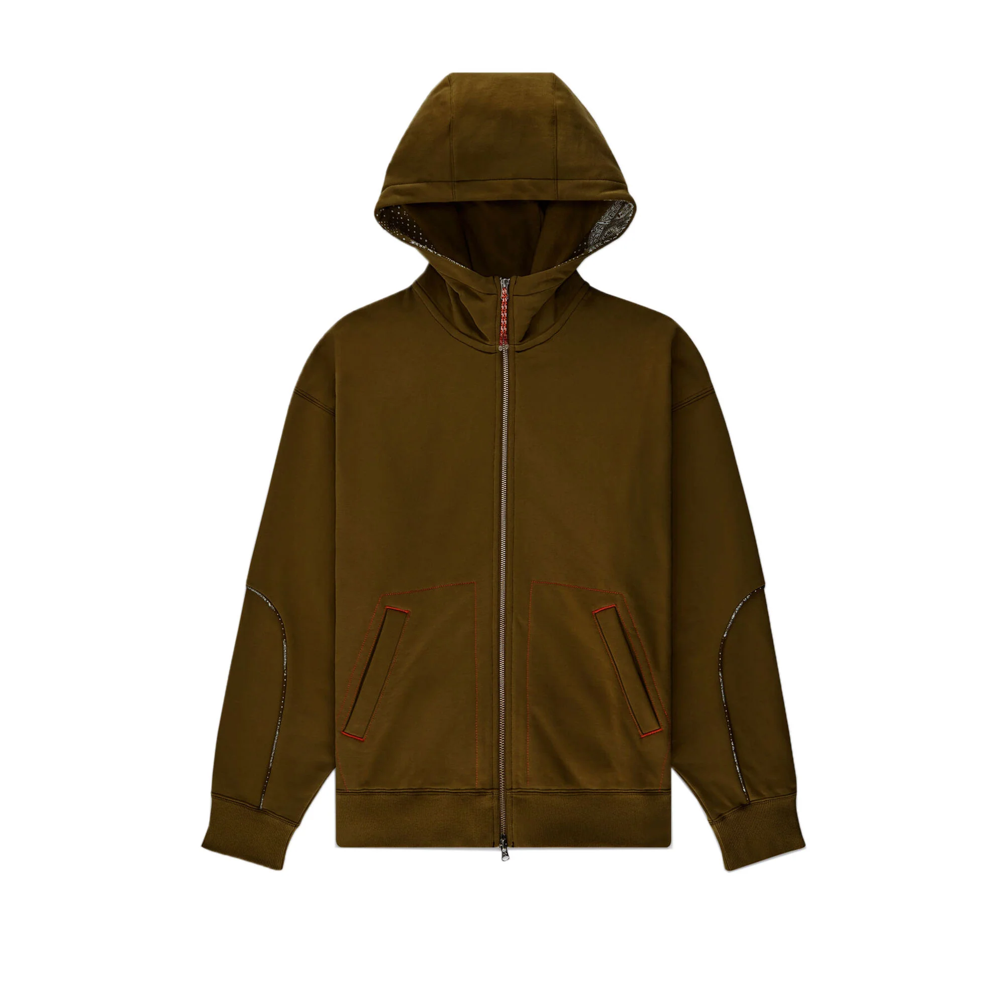 Paria x Converse Full Zip Hoodie 'Olive'